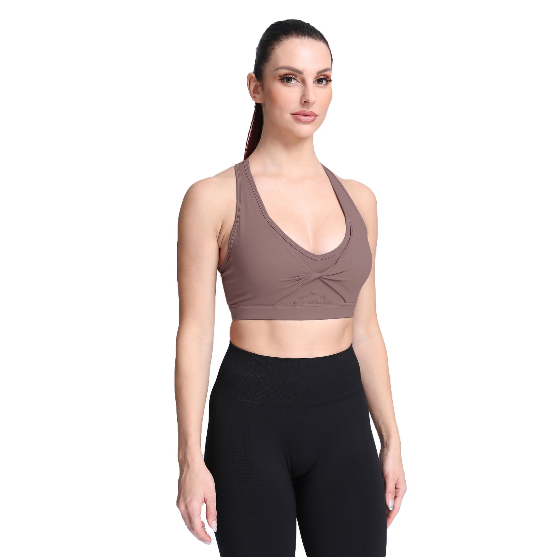Aoxjox V-shaped racer back bras