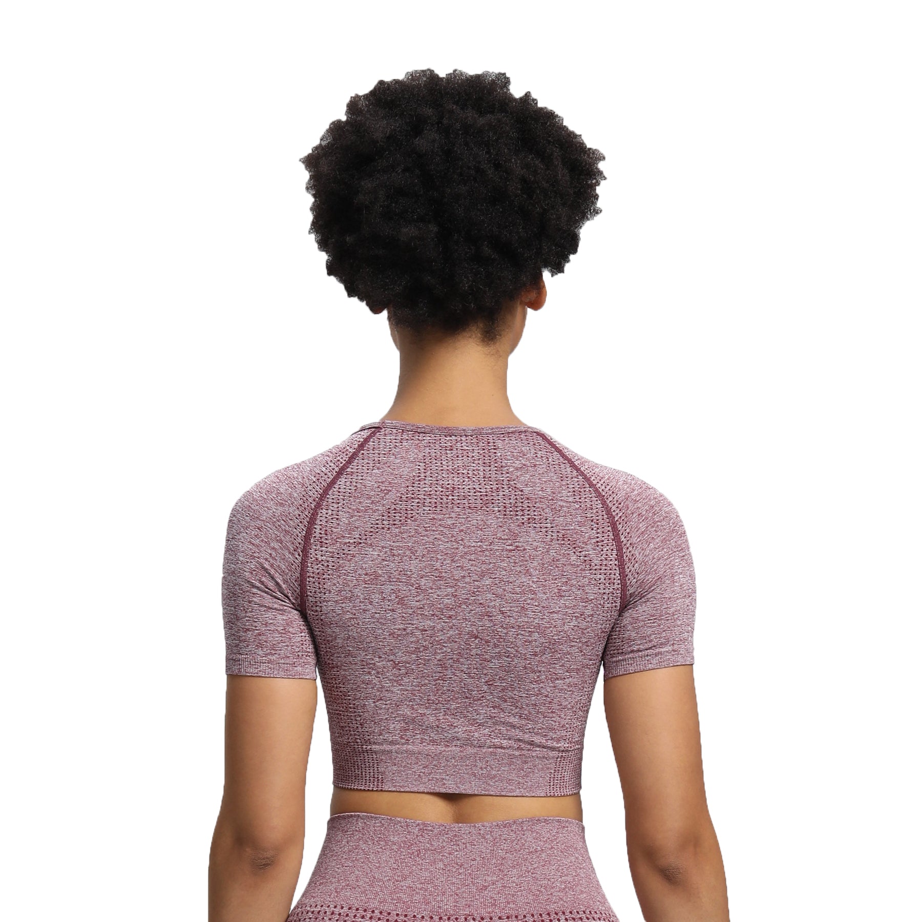 Aoxjox Vital Short Sleeve Crop Tops