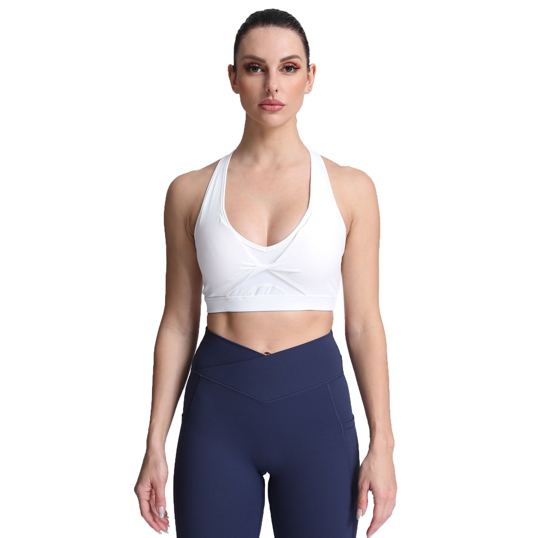 Aoxjox V-shaped racer back bras