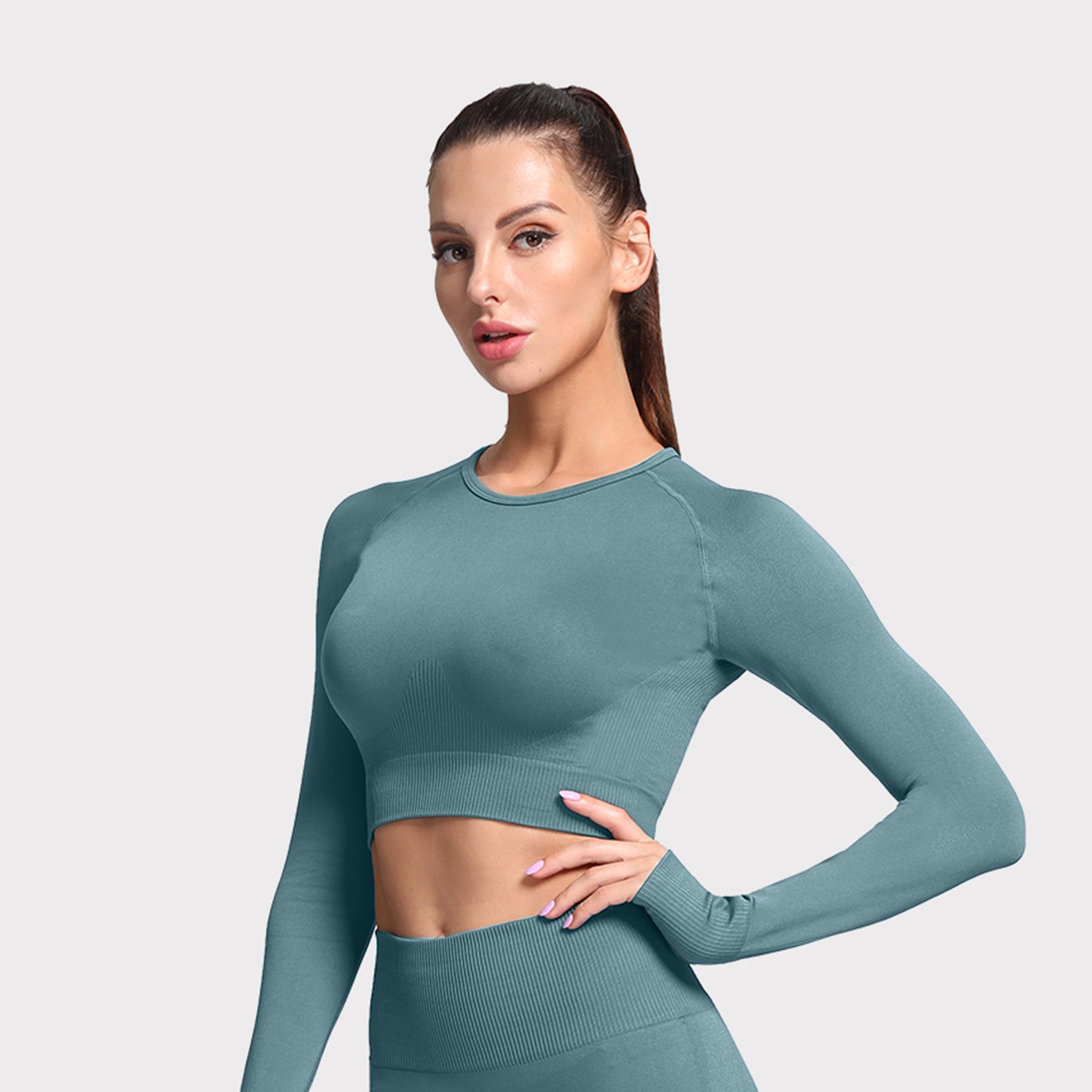 Aoxjox Hyperflex Seamless Crop Top