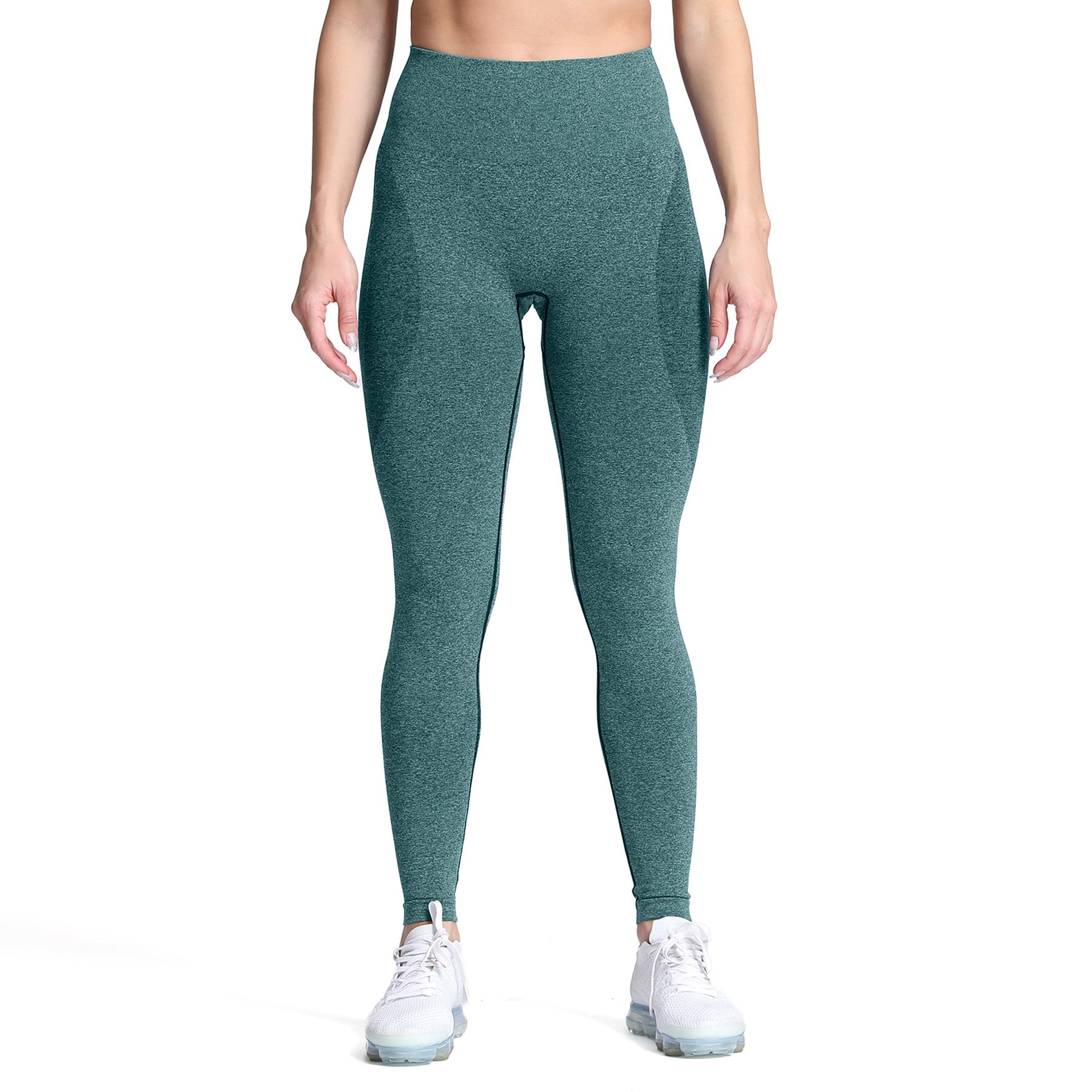 Gymshark Vital Seamless Leggings - Dark Green Marl Size S BRAND NEW
