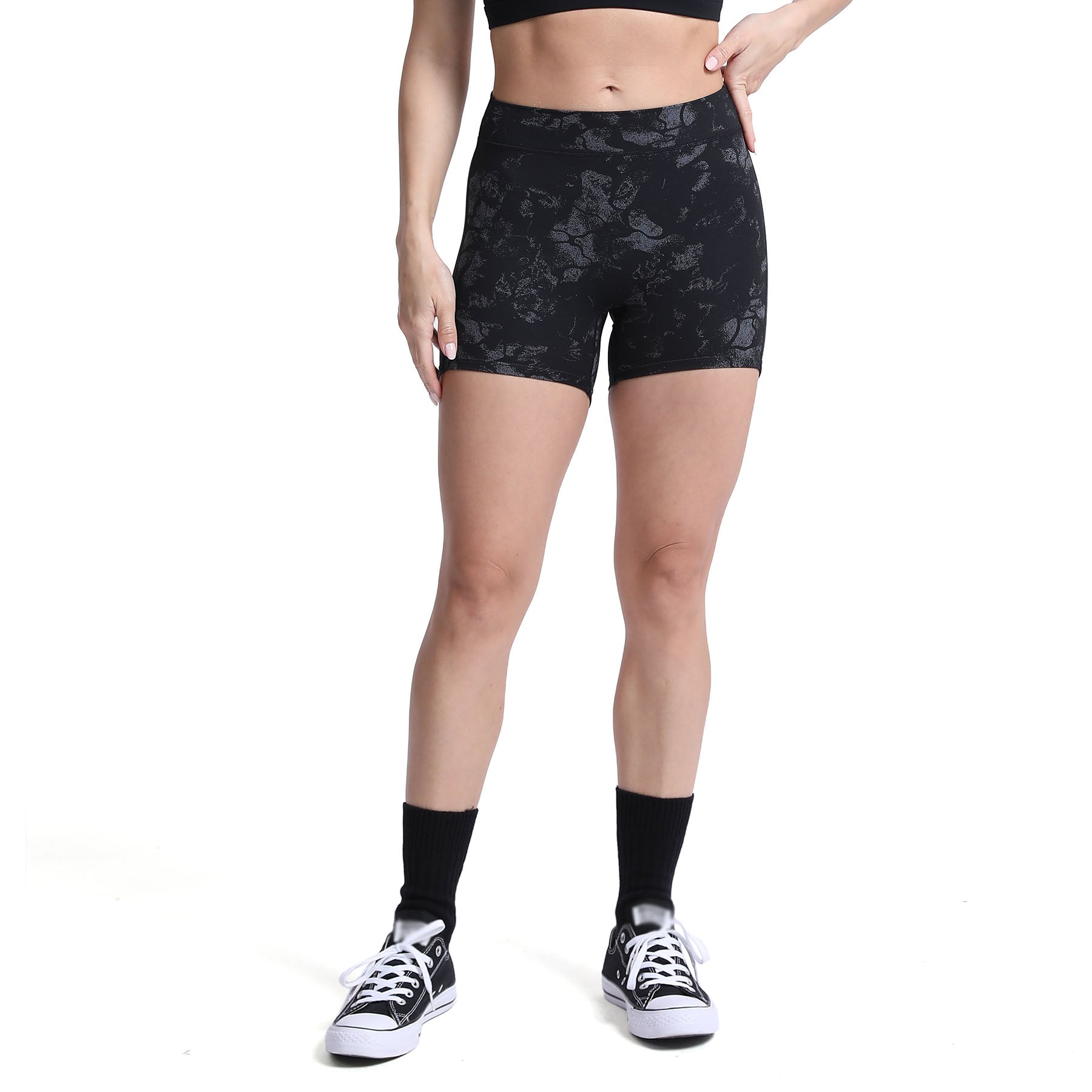 Aoxjox High-Low Scrunch Shorts