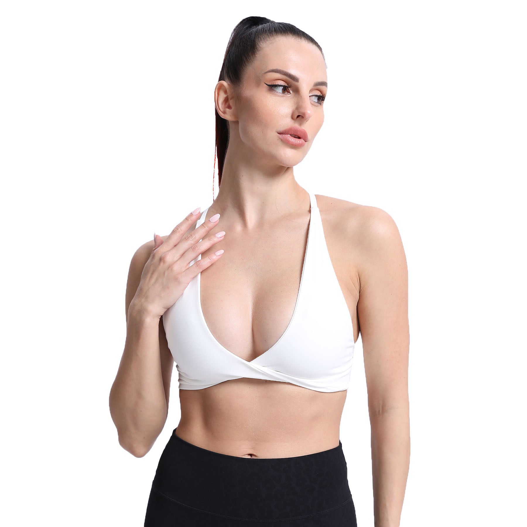 Aoxjox "Sienna"  Sports Bra (DARKS/NEUTRALS)