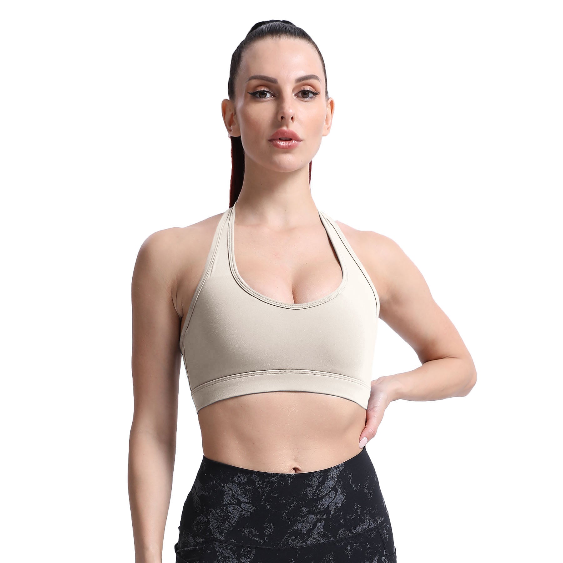 Aoxjox Women's Workout Sports Bras High Impact Bandage Fitness Padded  Training Gym Bra Yoga Crop Tank Top : : Clothing, Shoes &  Accessories