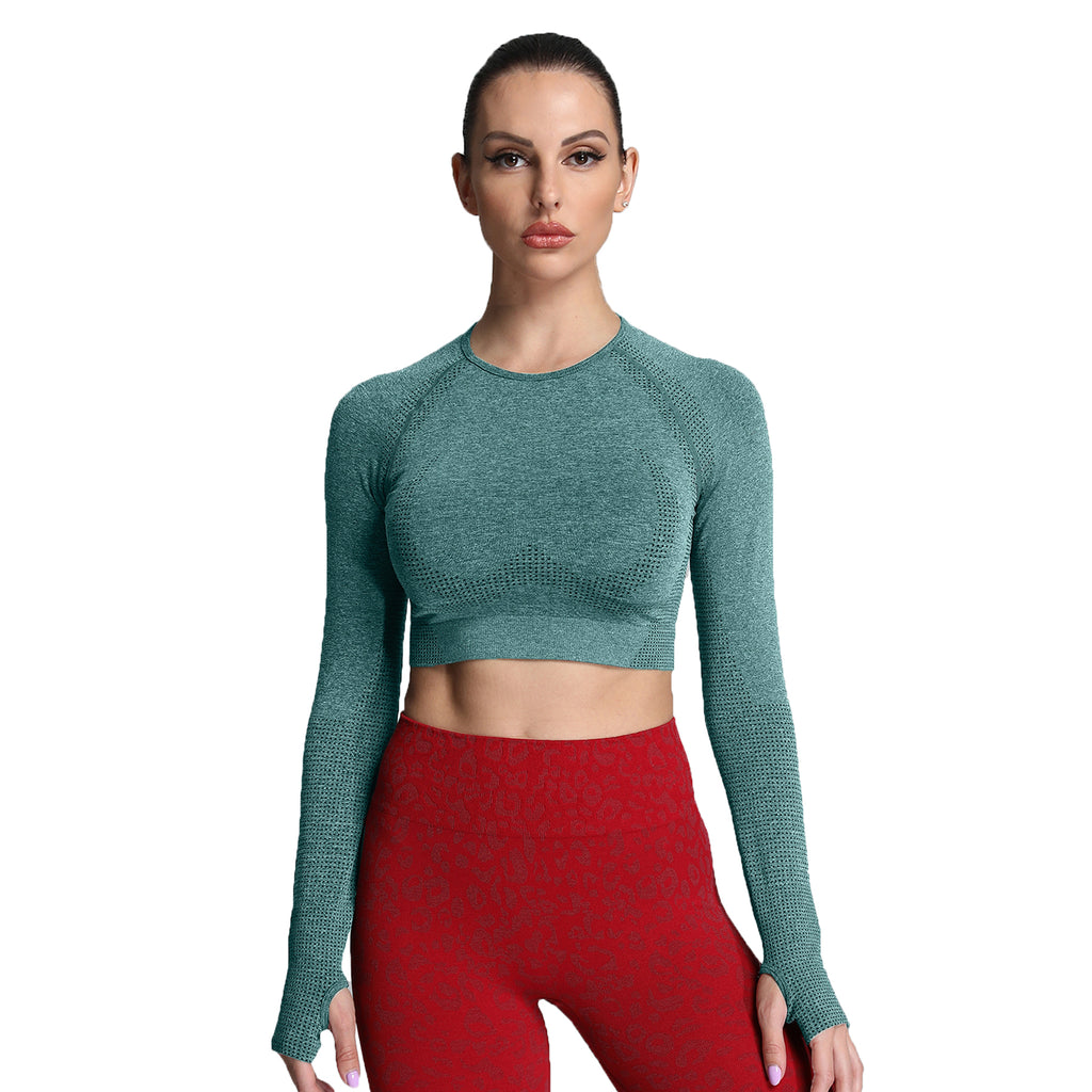 Aoxjox "Vital 2.0 / 3.0" long-sleeved Crop Top