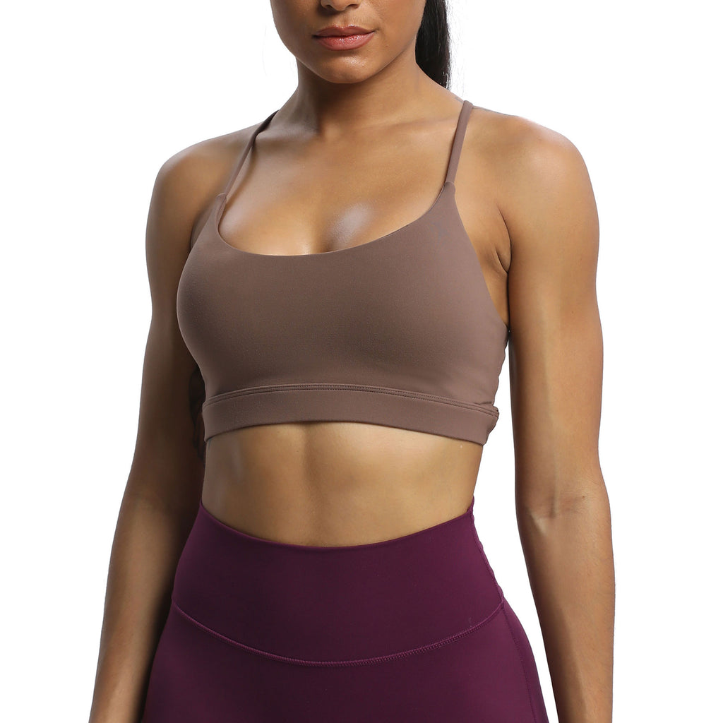 Aoxjox "Julie" Double Buckle Crossover Bra