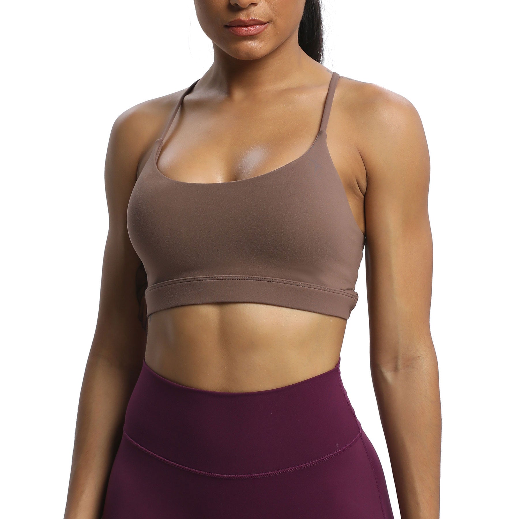 Aoxjox "Julie" Double Buckle Crossover Bra