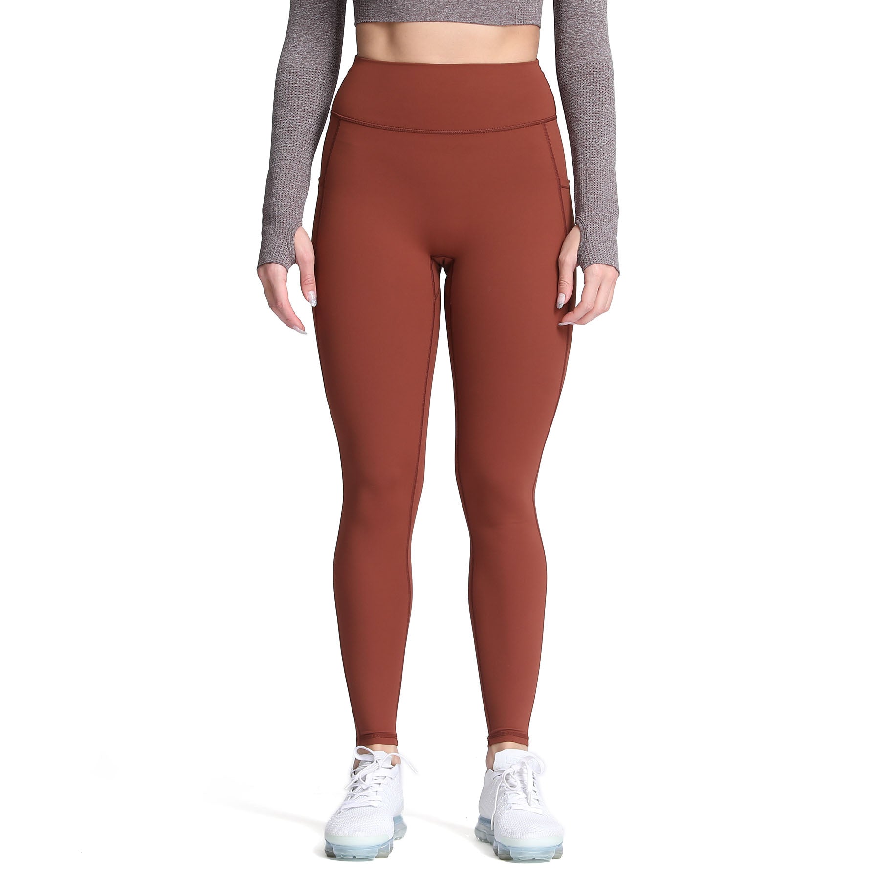 Aoxjox Workout Seamless Leggings for Women Smile Contour High Waisted Gym  Yoga Pants Tights, B Candy Apple Marl, Small : : Clothing, Shoes &  Accessories