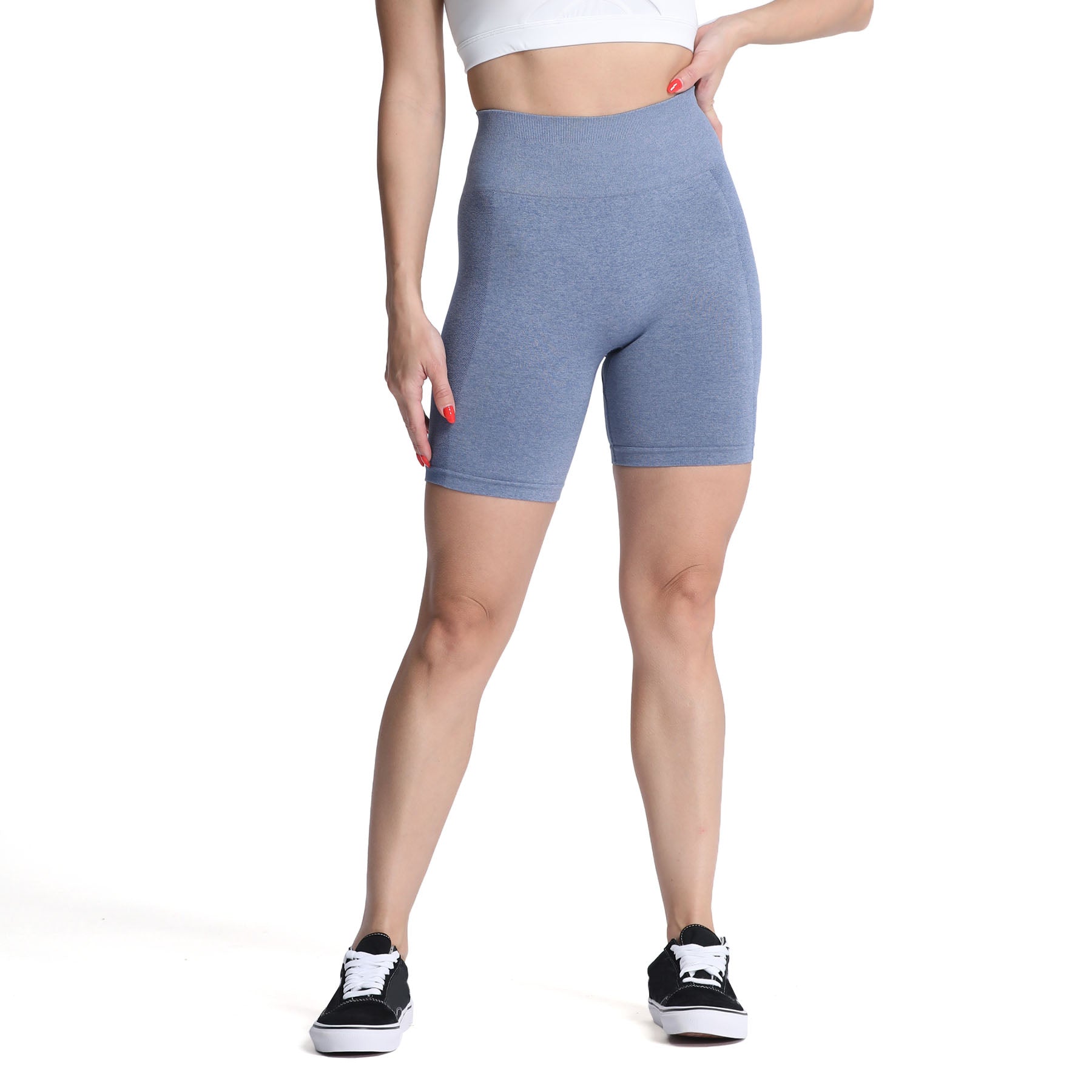 Aoxjox Asset 6" Seamless Scrunch Shorts (Darks/Neutrals)