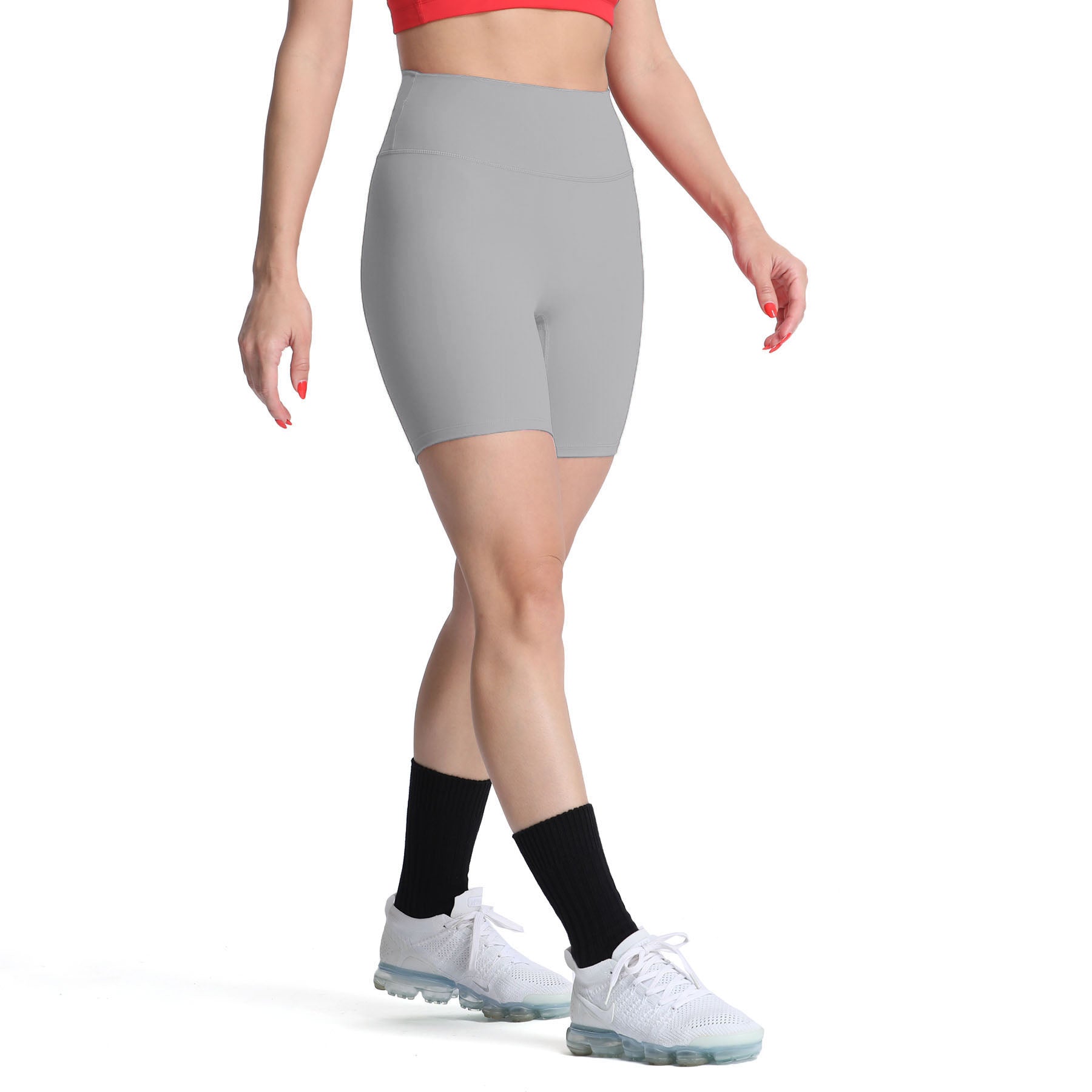 Aoxjox 6" No Seam Biker Shorts