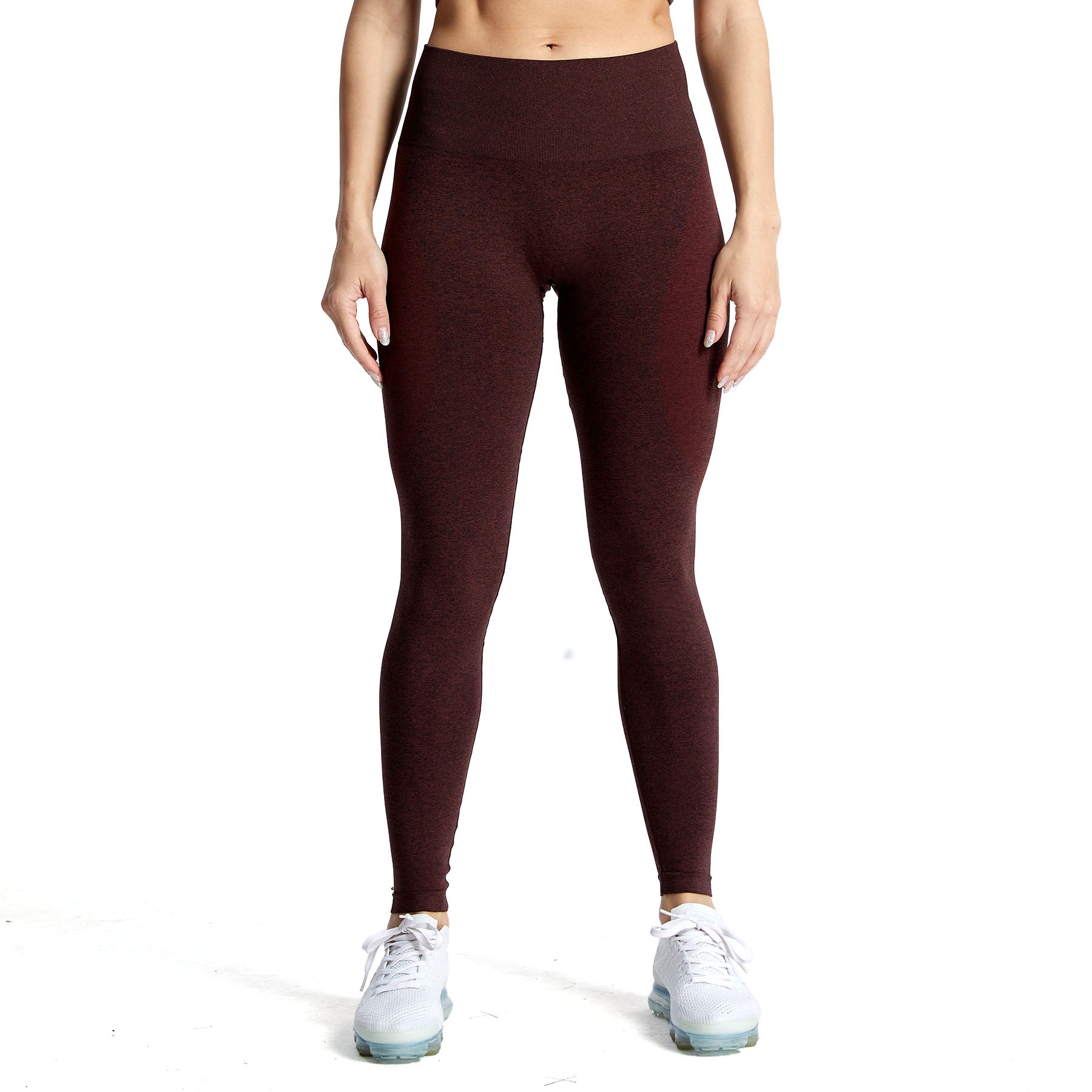 Aoxjox Darks Smile Contour Seamless Leggings