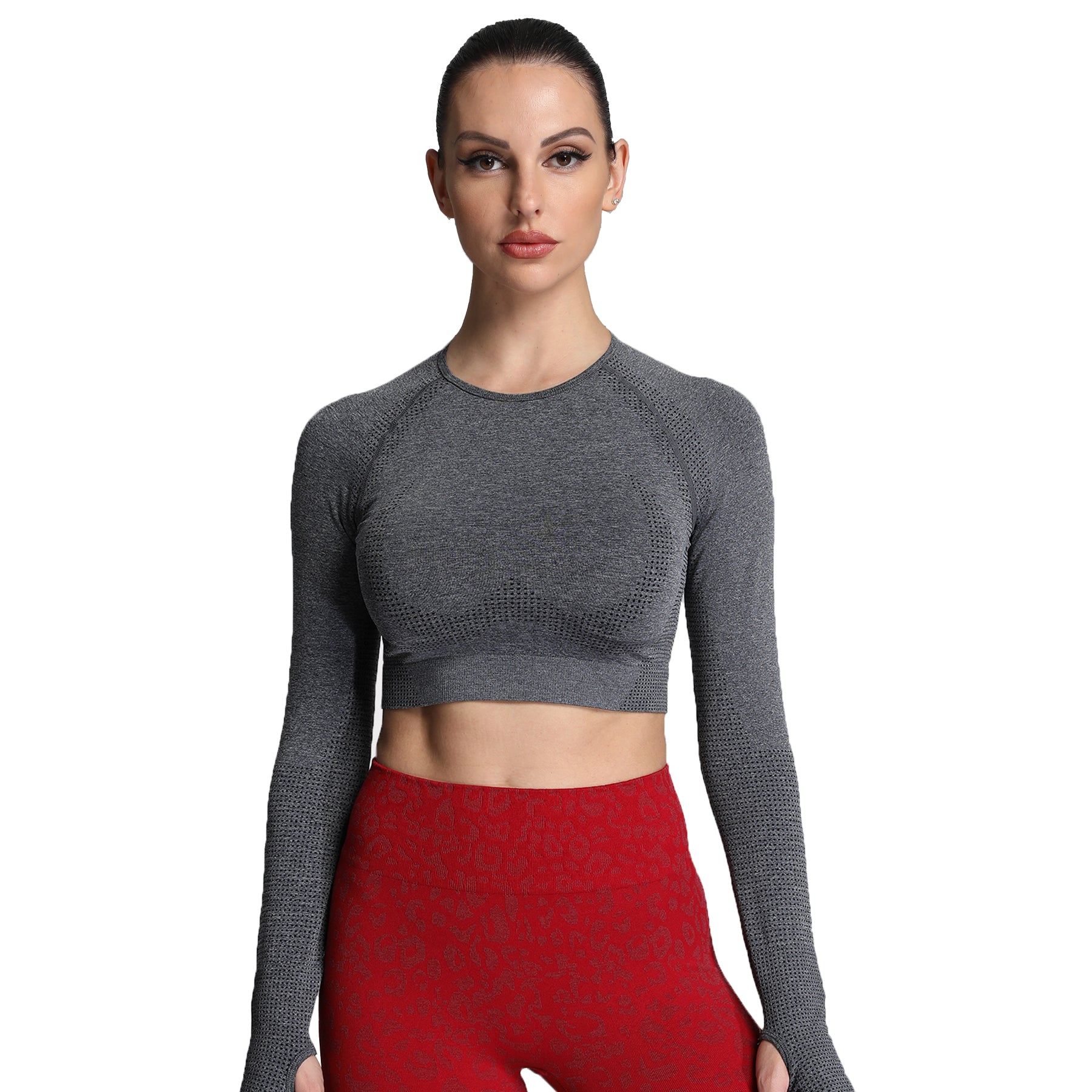 Aoxjox "Vital 2.0 / 3.0" long-sleeved Crop Top