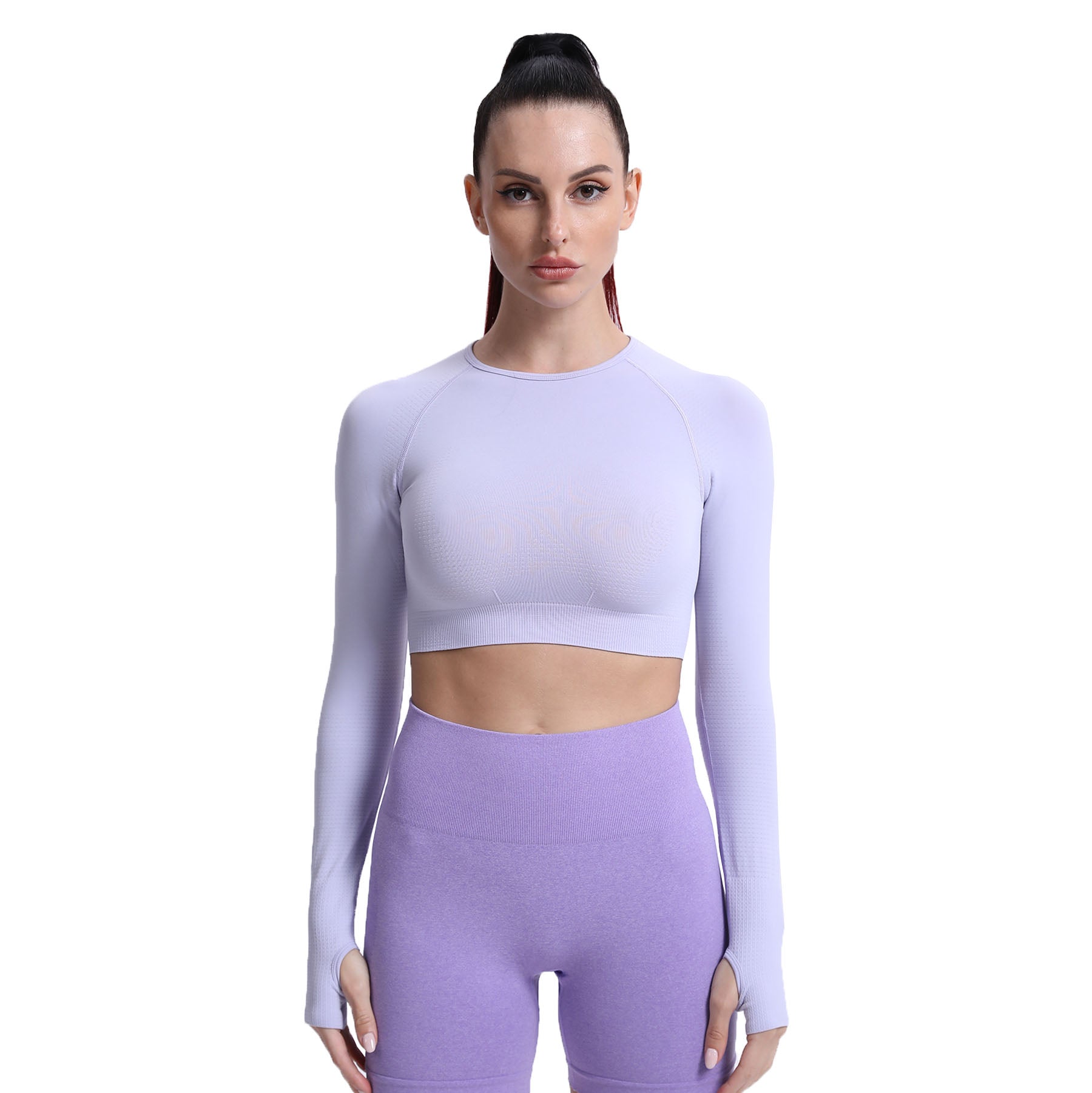Aoxjox "Vital 2.0 / 3.0" long-sleeved Crop Top