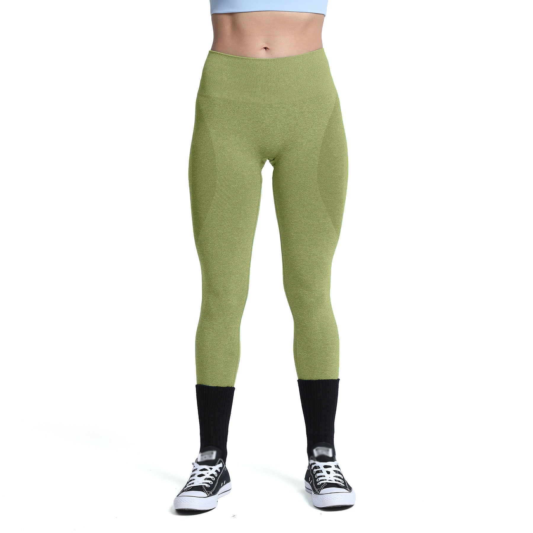 Aoxjox Brights Smile Contour Seamless Leggings
