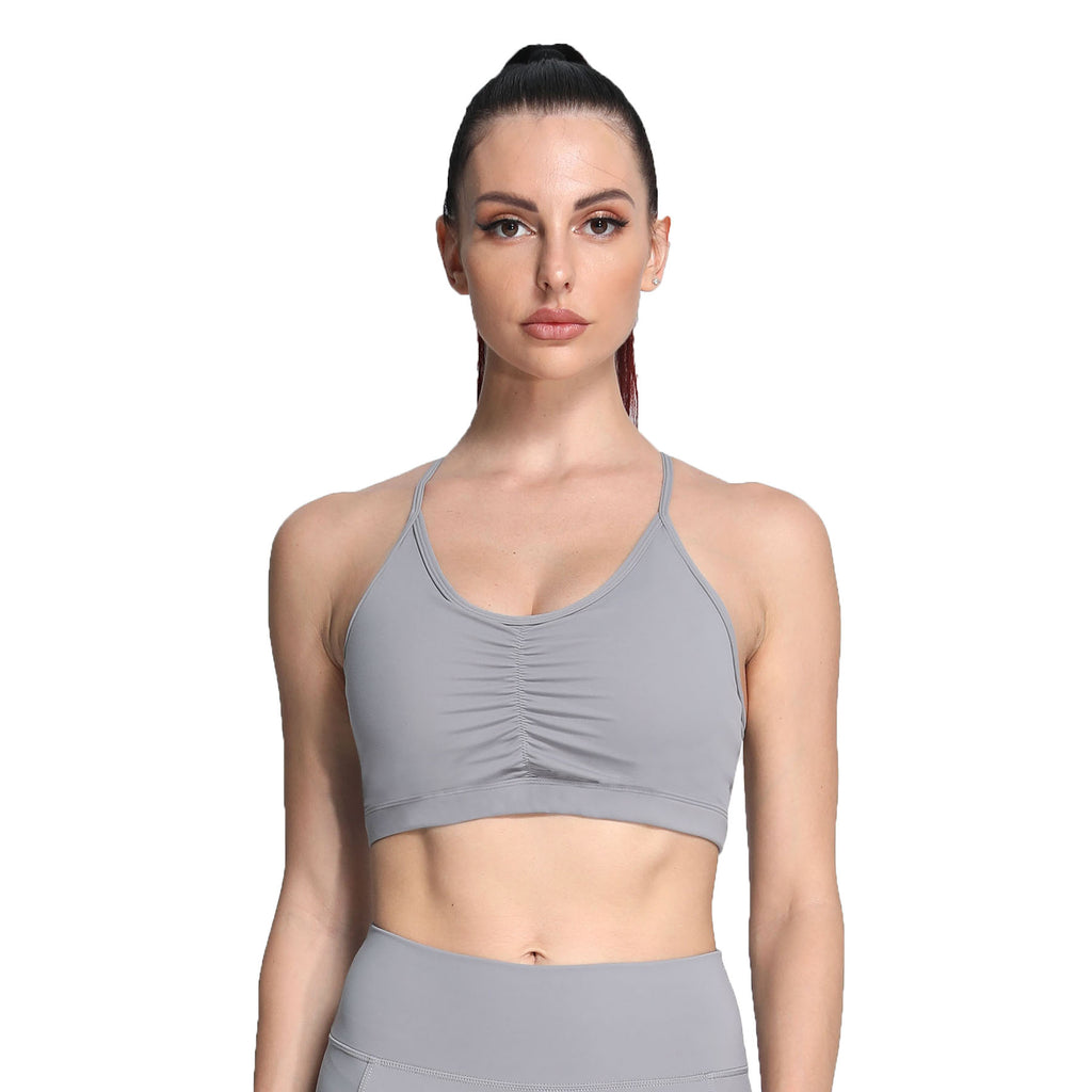 Aoxjox Ruched "Baddie" Sports Bras
