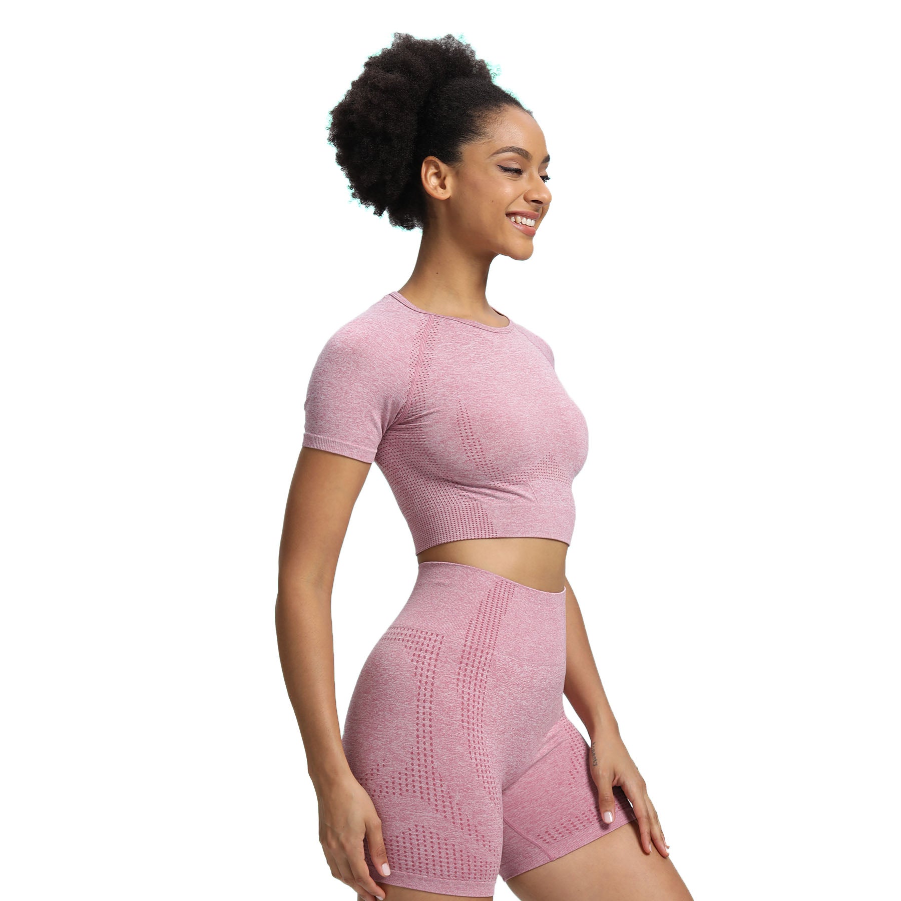 Aoxjox Vital Short Sleeve Crop Tops