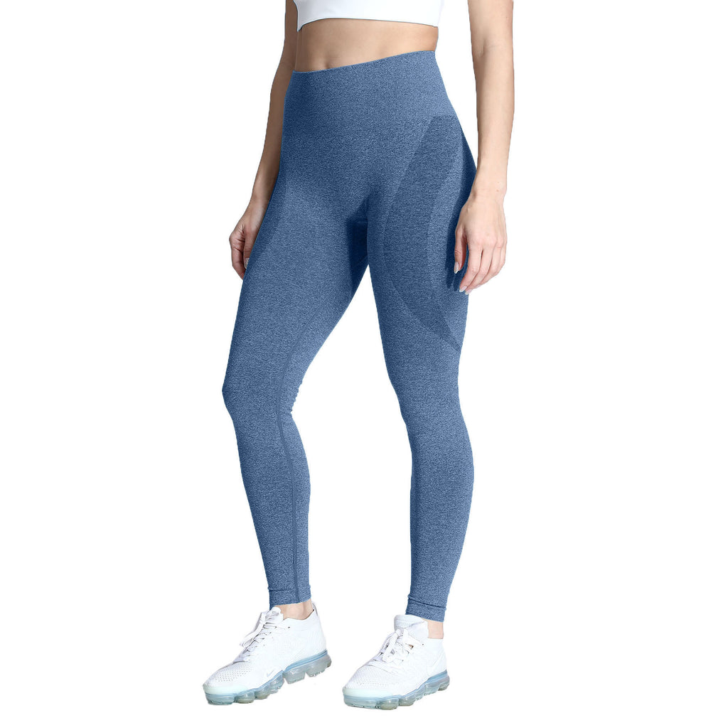 Aoxjox Darks Smile Contour Seamless Leggings