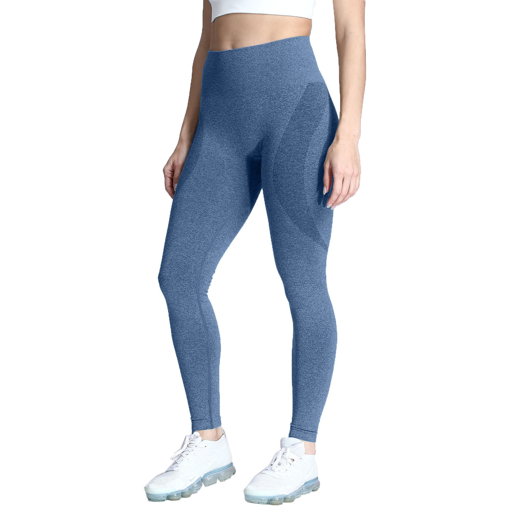 Aoxjox Darks Smile Contour Seamless Leggings