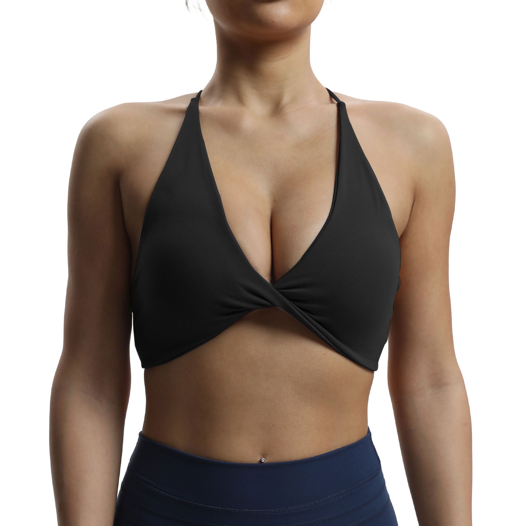 Aoxjox "Veronica" Twist Cross-Back Bra