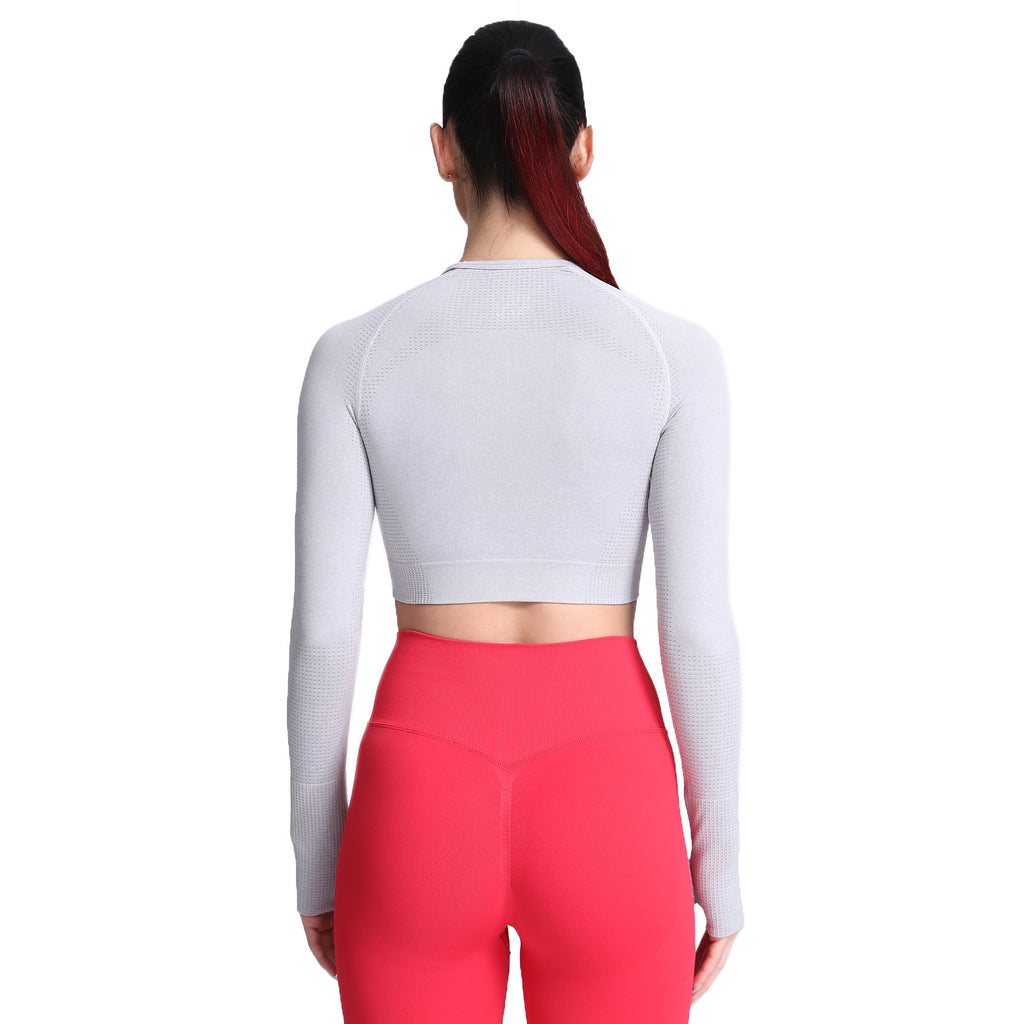 Aoxjox Vital Long Sleeve Crop Top