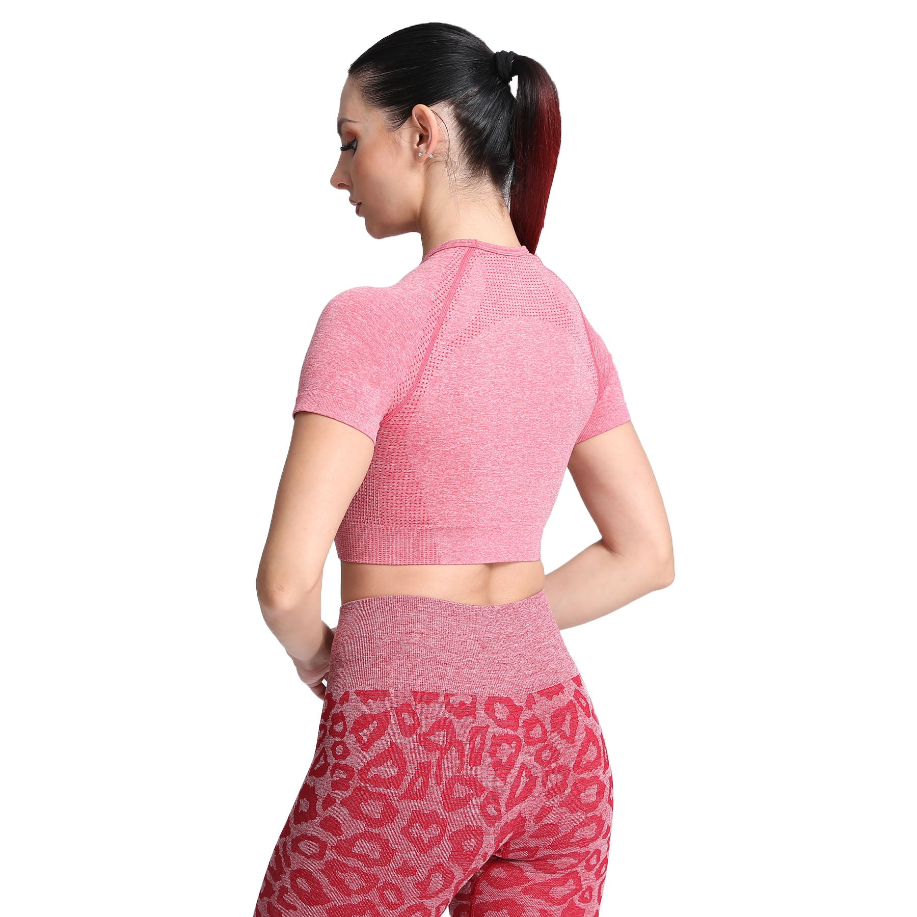 Aoxjox Vital Short Sleeve Crop Tops