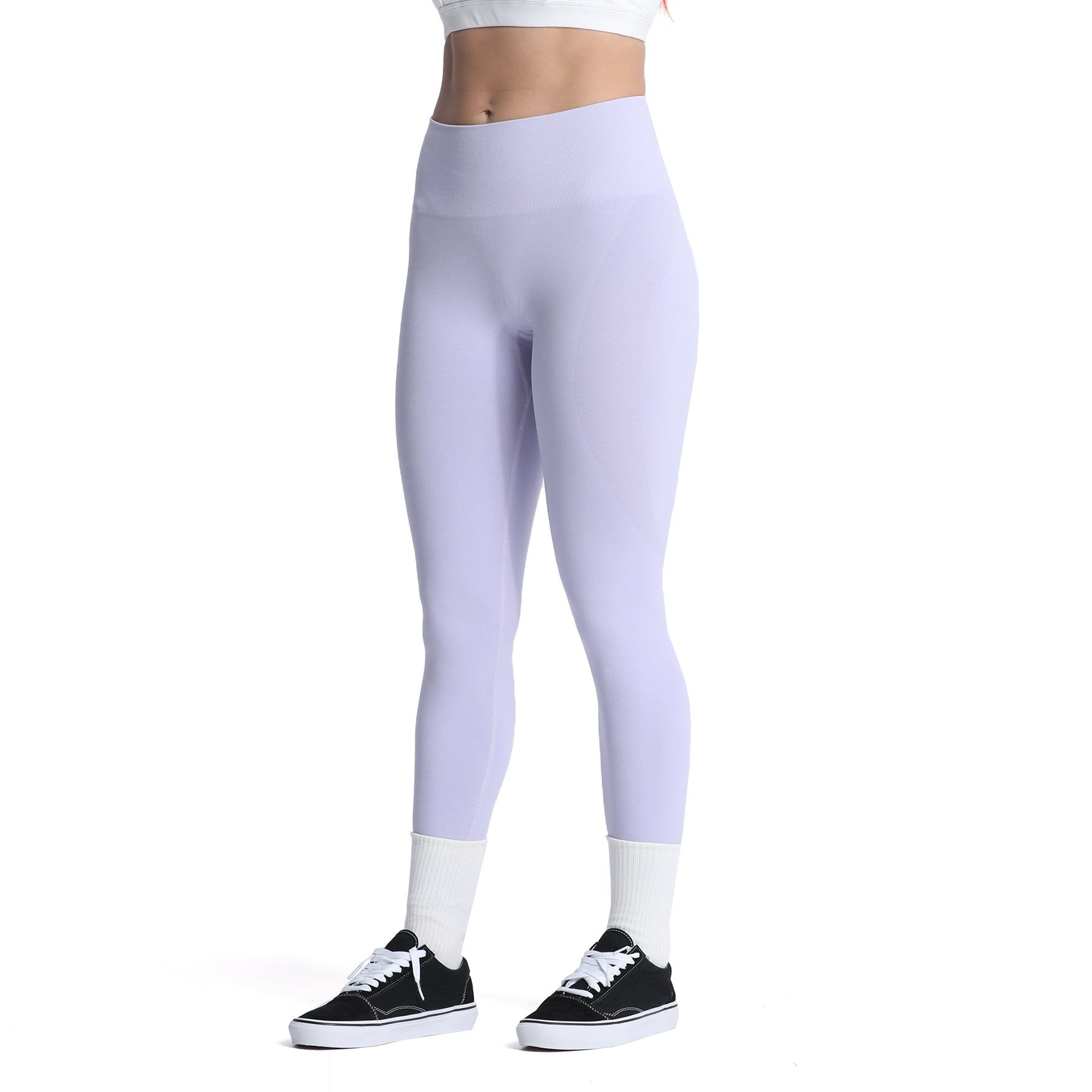 Aoxjox Darks Smile Contour Seamless Leggings