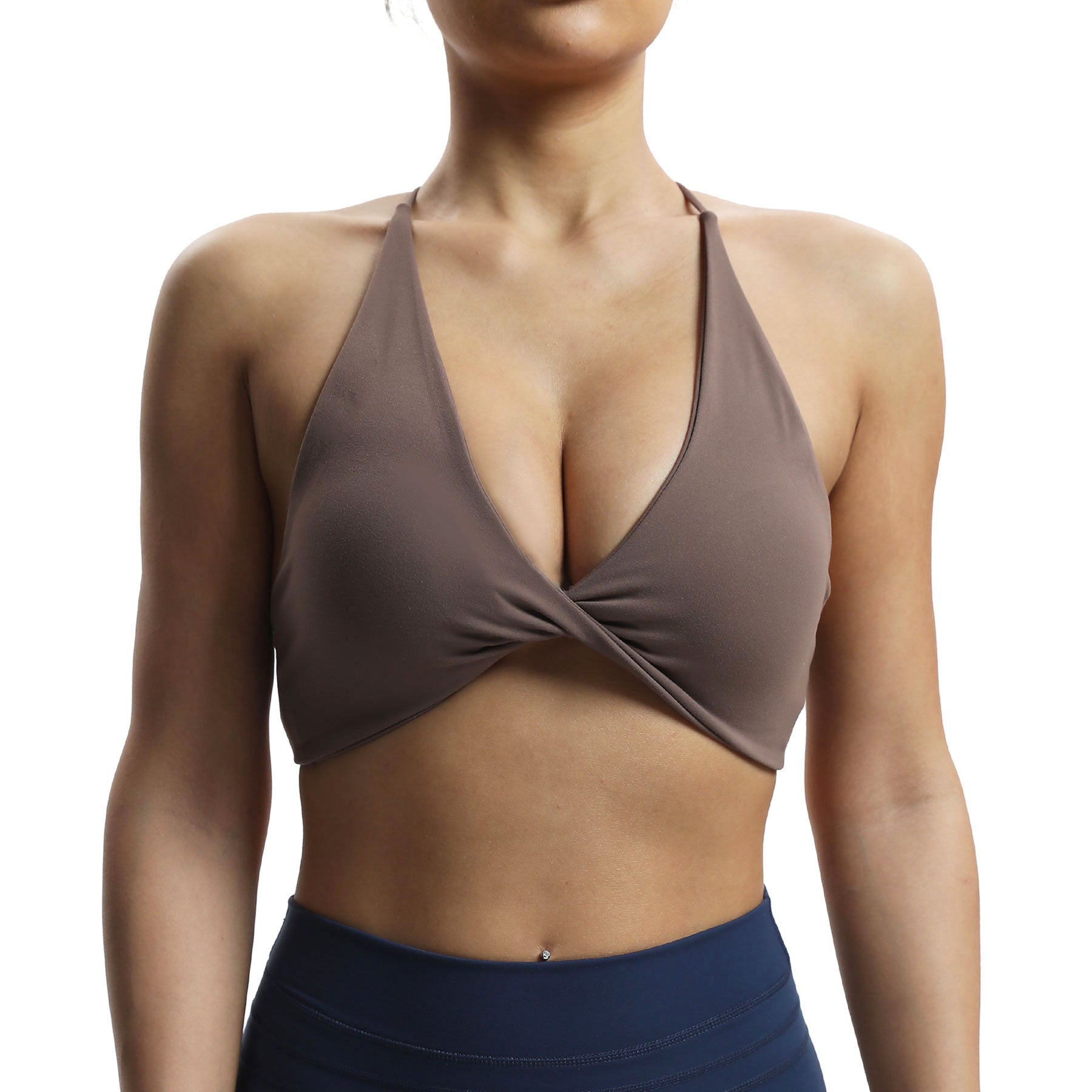 Aoxjox "Veronica" Twist Cross-Back Bra