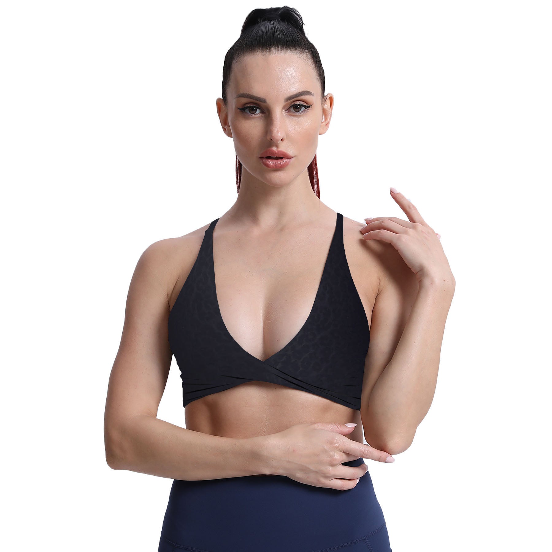 Aoxjox "Sienna"  Sports Bra (DARKS/NEUTRALS)