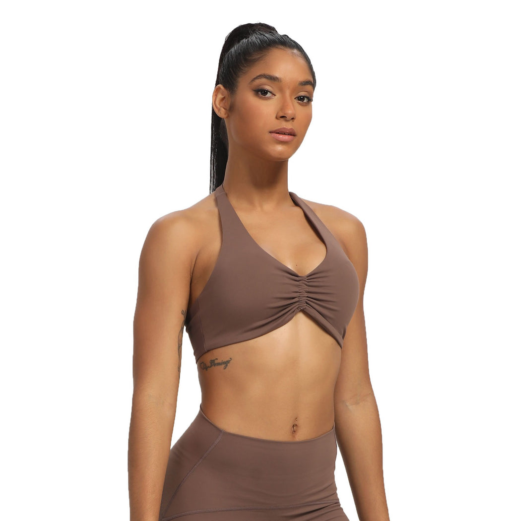 Aoxjox "Taylor" Ruched halterneck Bra