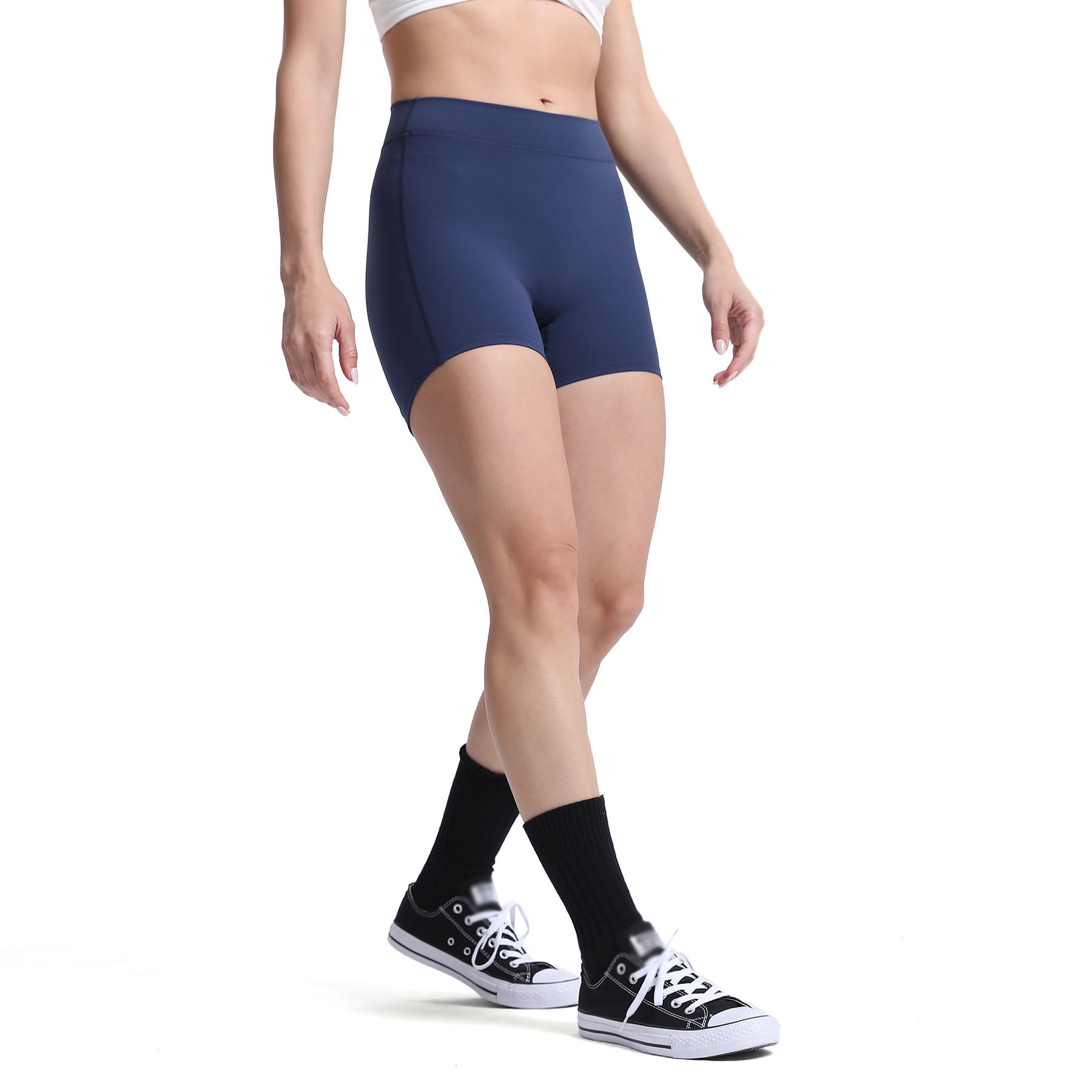 Aoxjox High-Low Scrunch Shorts