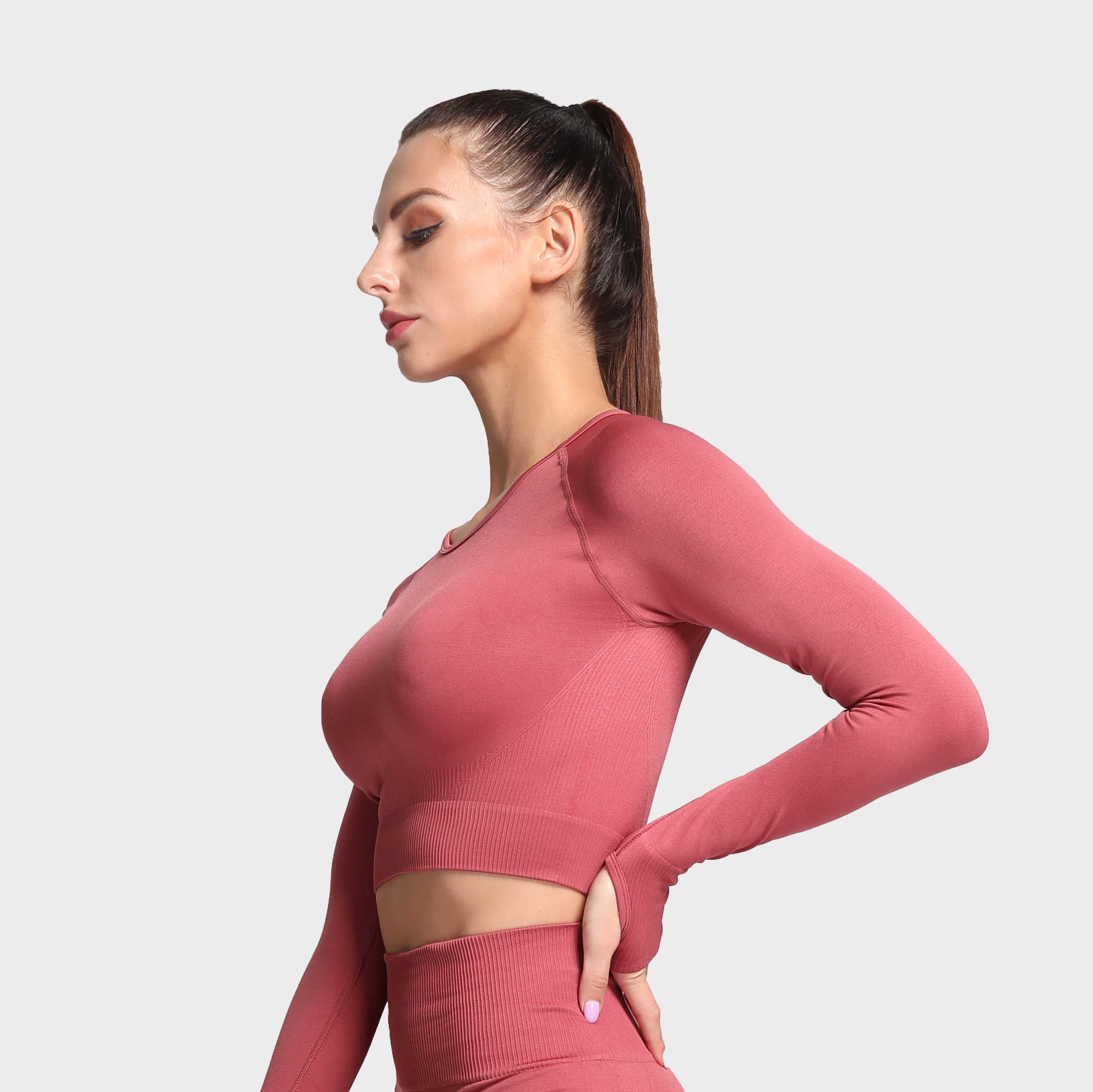 Aoxjox Hyperflex Seamless Crop Top