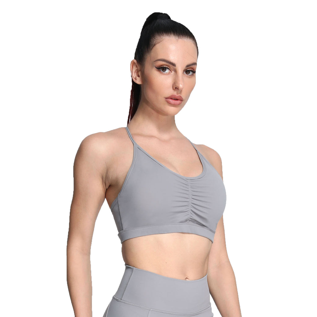 Aoxjox Ruched "Baddie" Sports Bras