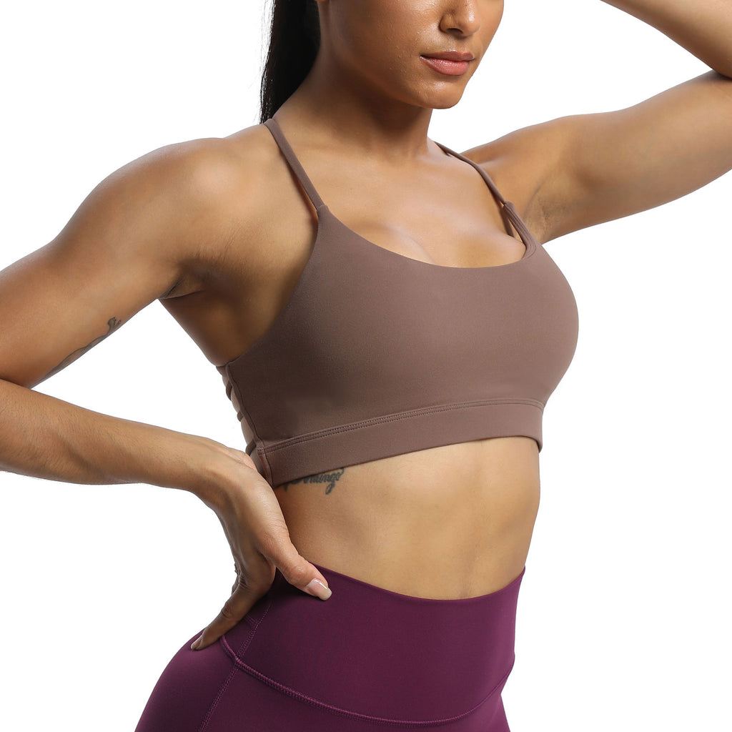 Aoxjox "Julie" Double Buckle Crossover Bra