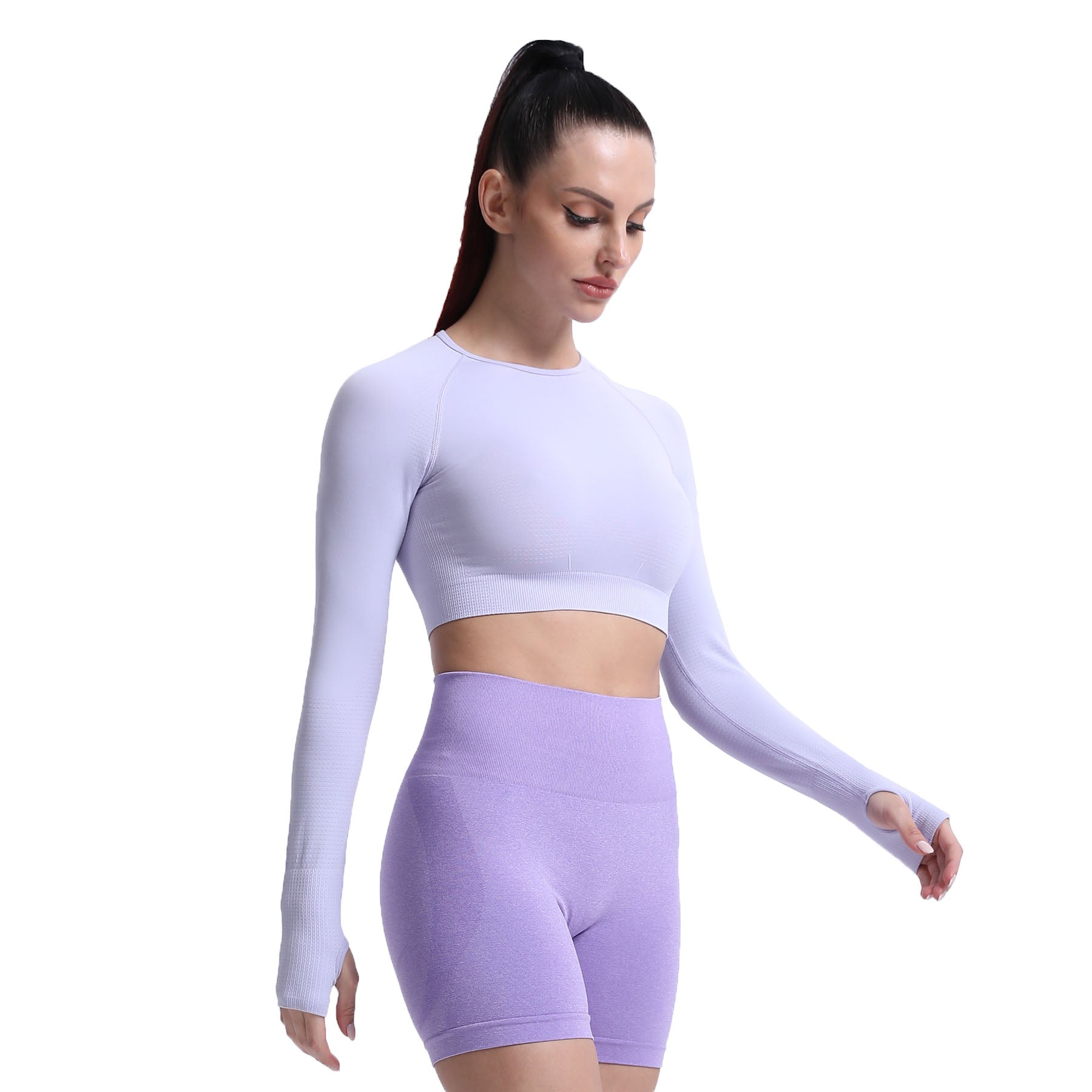 Aoxjox "Vital 2.0 / 3.0" long-sleeved Crop Top