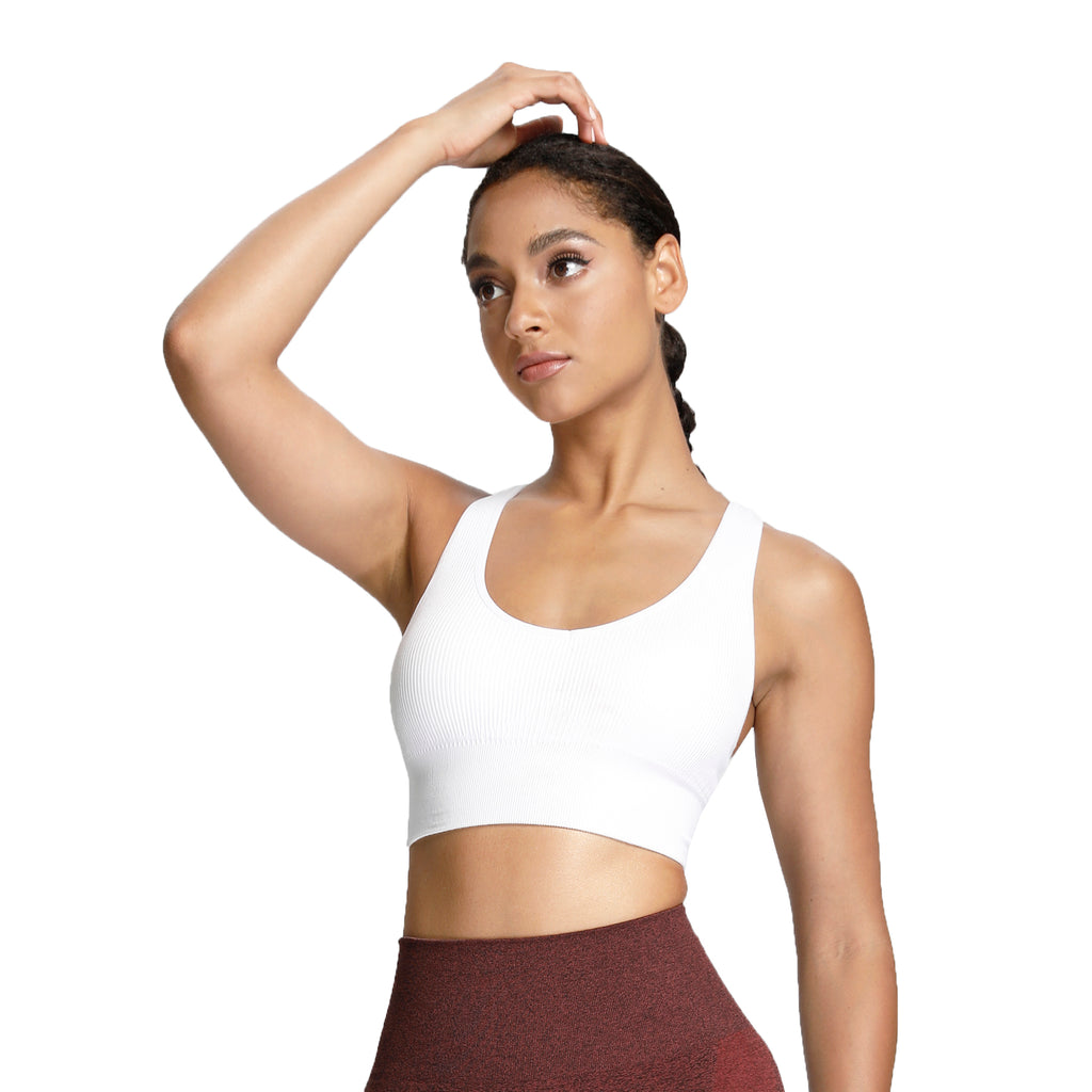 Aoxjox Ribbed Seamless Sports Bras