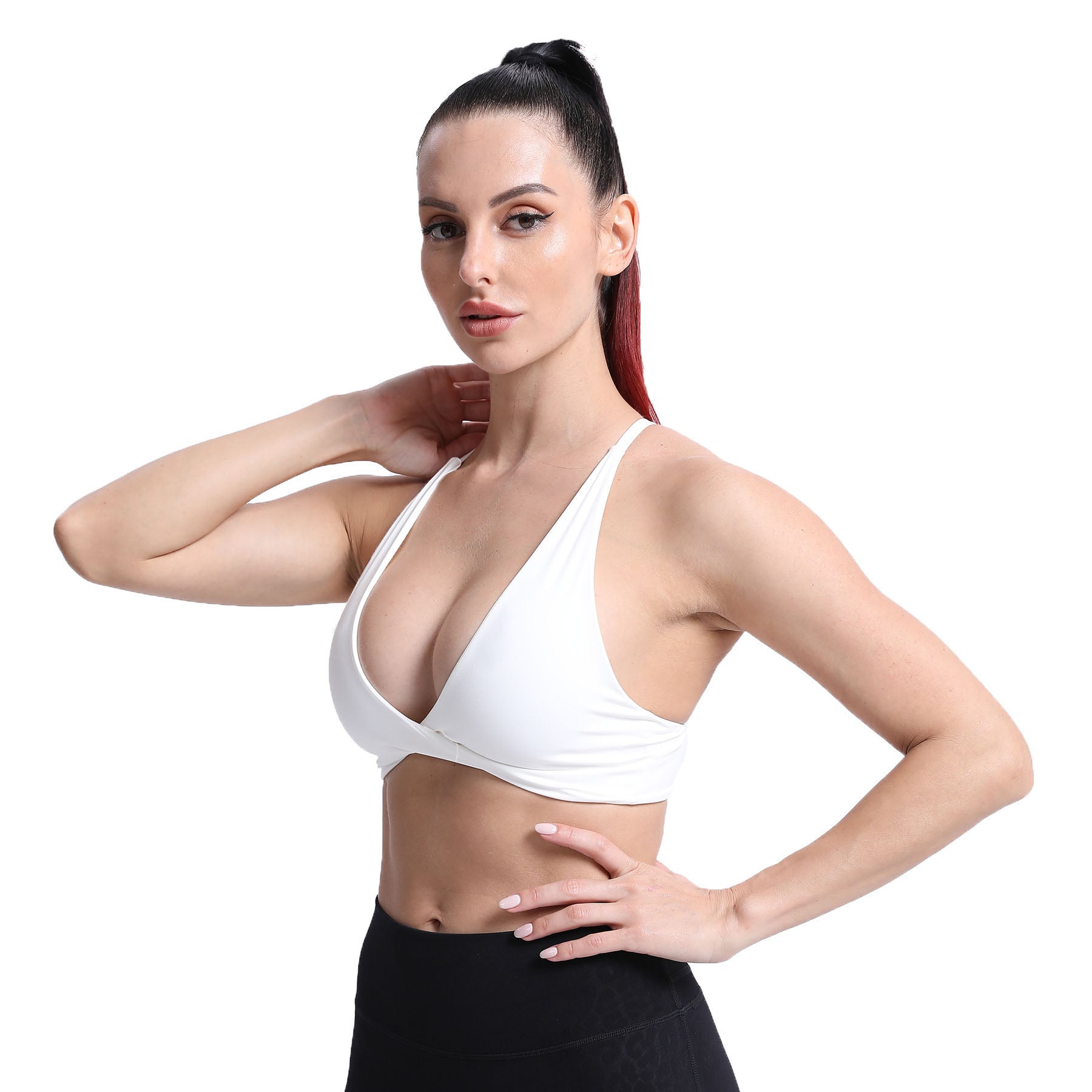 Aoxjox "Sienna"  Sports Bra (DARKS/NEUTRALS)