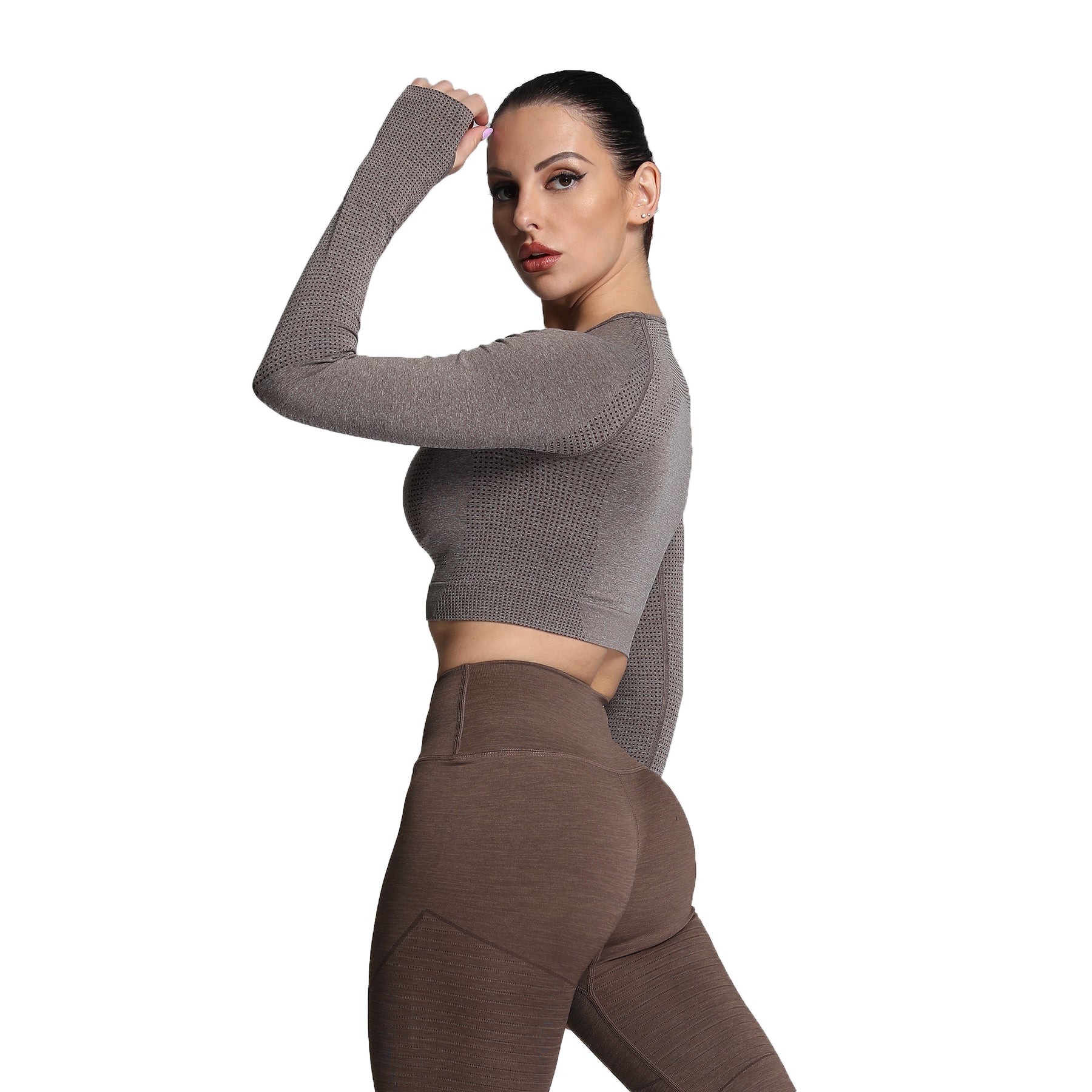 Aoxjox "Vital 2.0 / 3.0" long-sleeved Crop Top