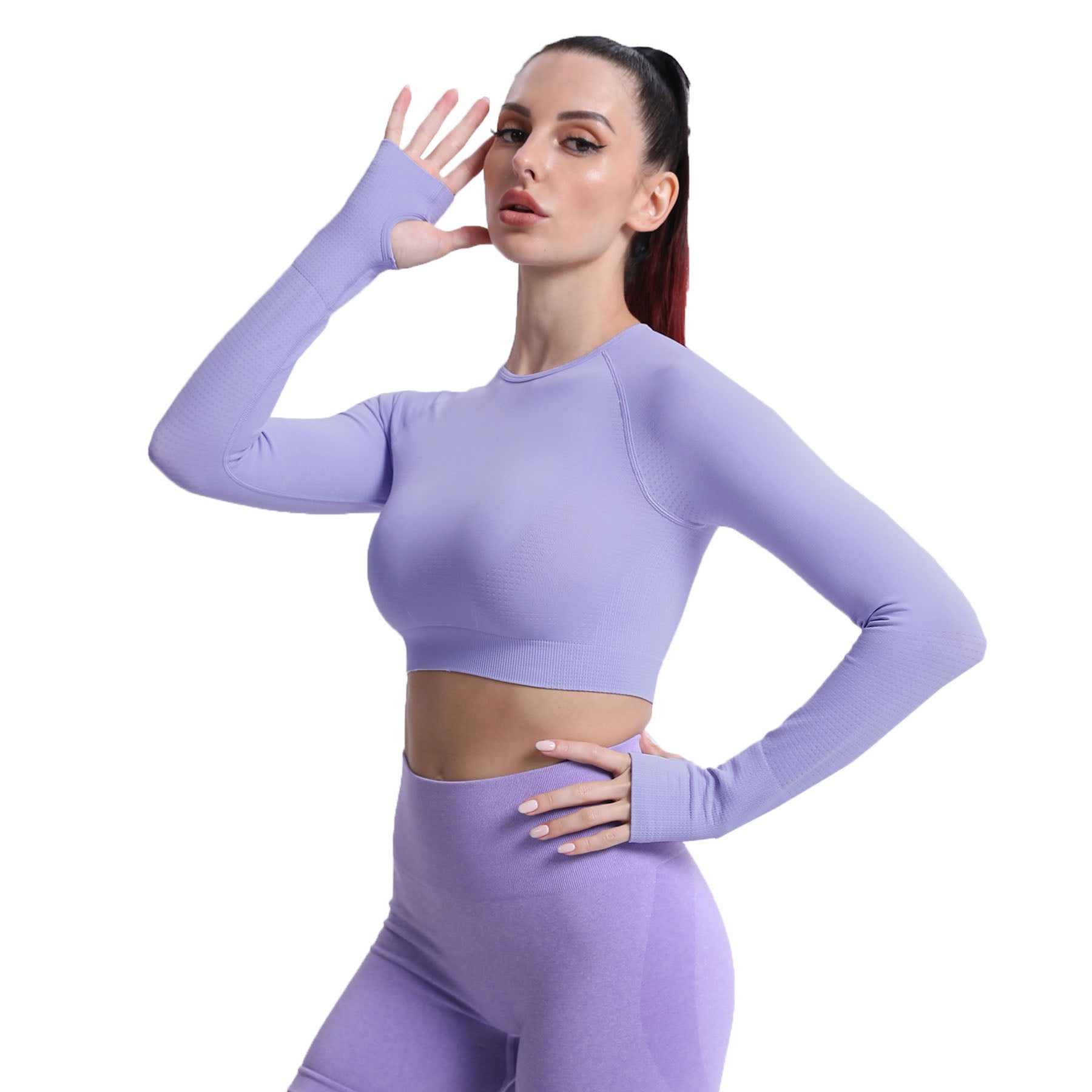 Aoxjox "Vital 2.0 / 3.0" long-sleeved Crop Top