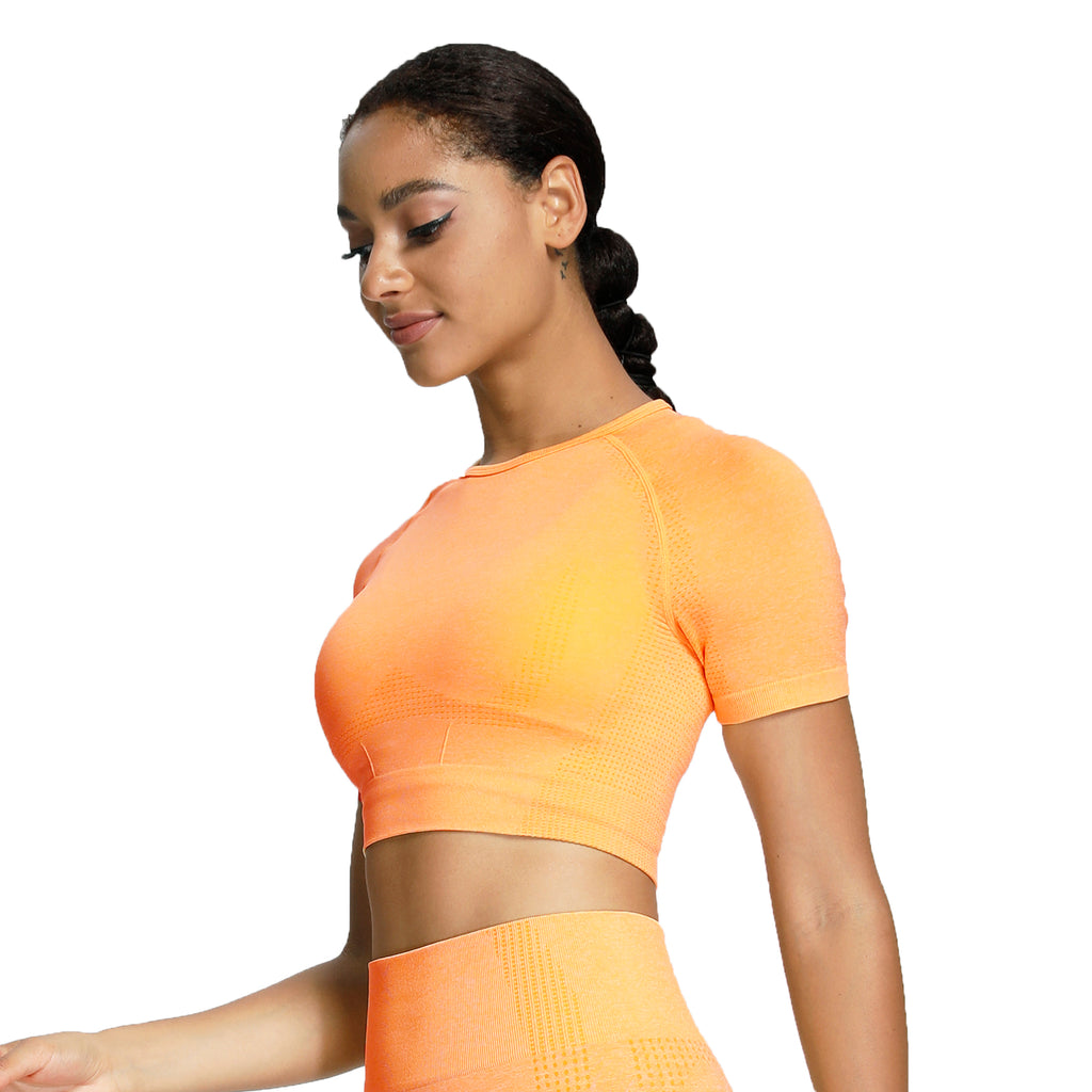 Aoxjox Vital Short Sleeve Crop Tops