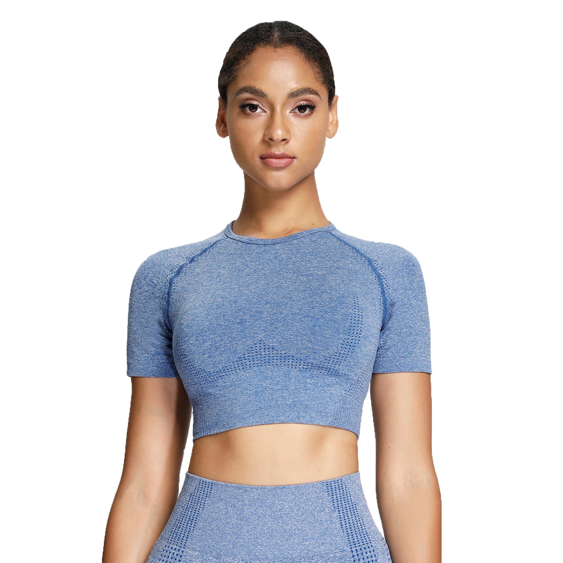 Aoxjox Vital Short Sleeve Crop Tops