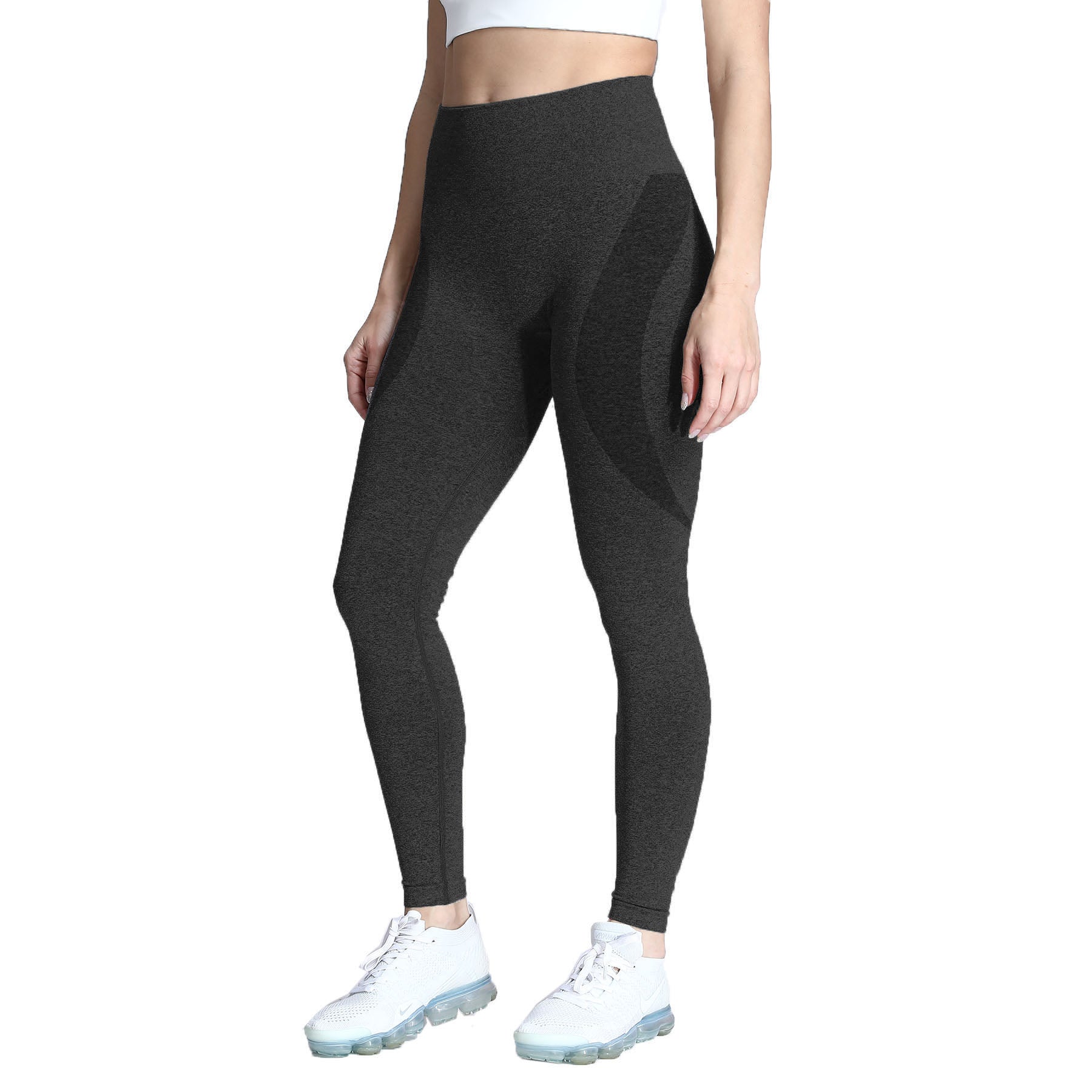 Aoxjox Darks Smile Contour Seamless Leggings
