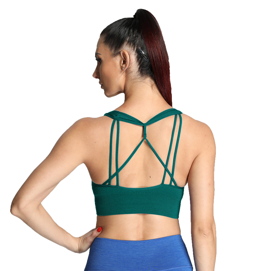 Aoxjox Ribbed Seamless Sports Bras