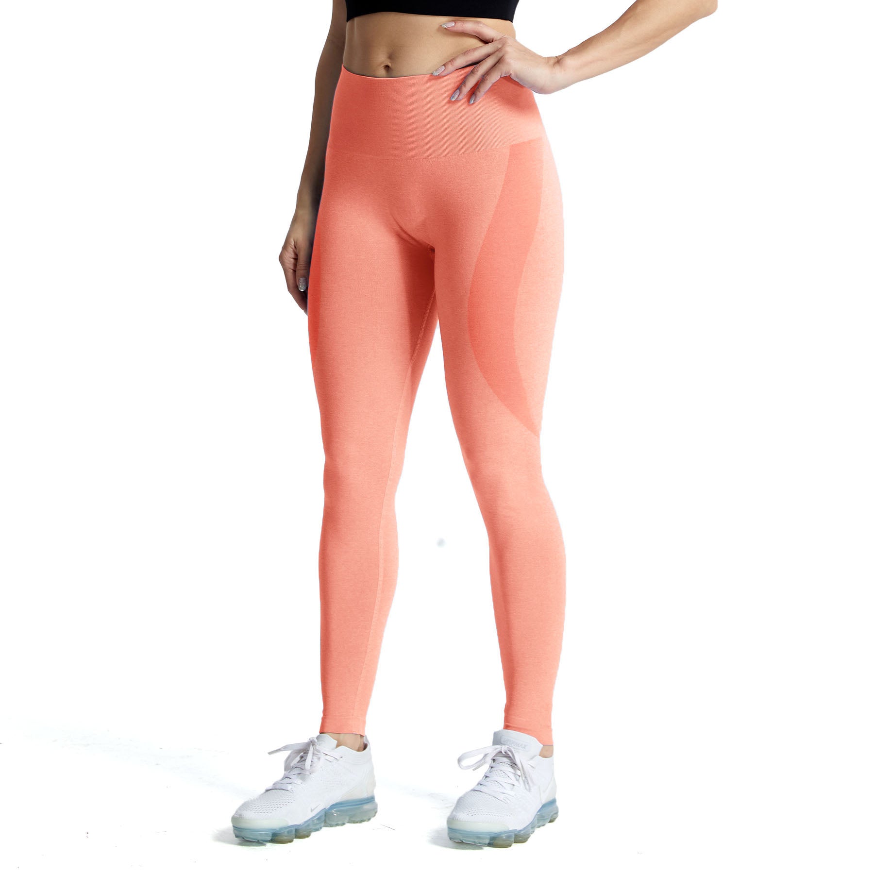 Aoxjox Brights Smile Contour Seamless Leggings
