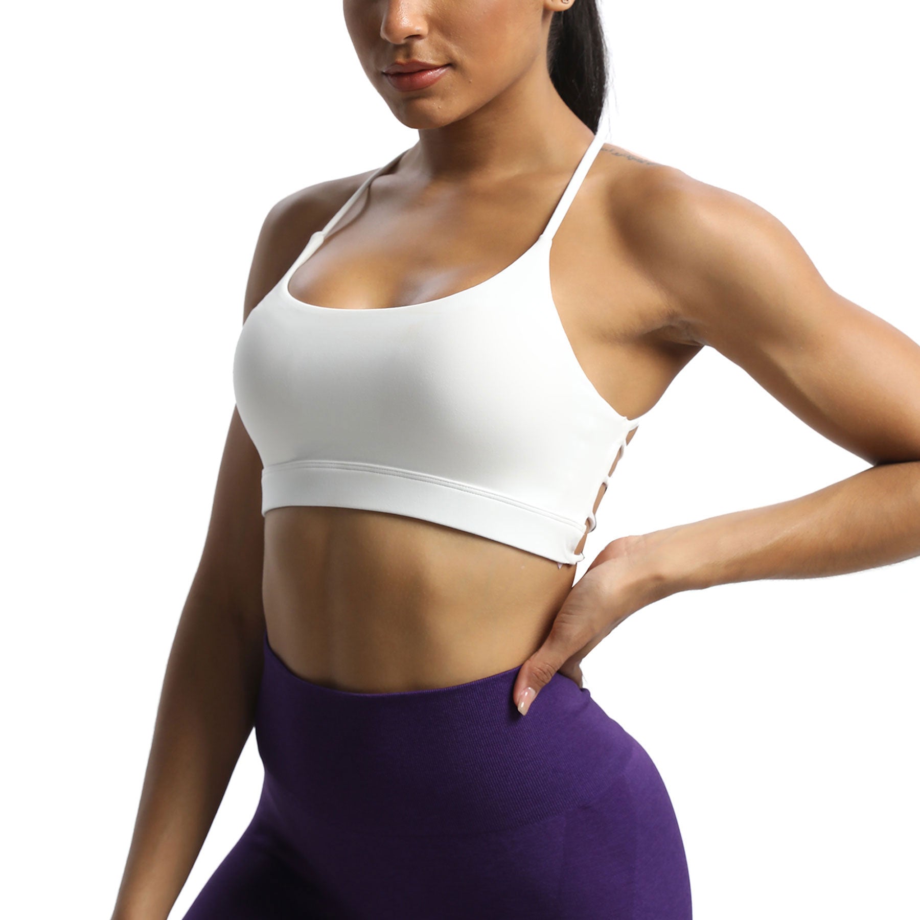 Aoxjox "Julie" Double Buckle Crossover Bra