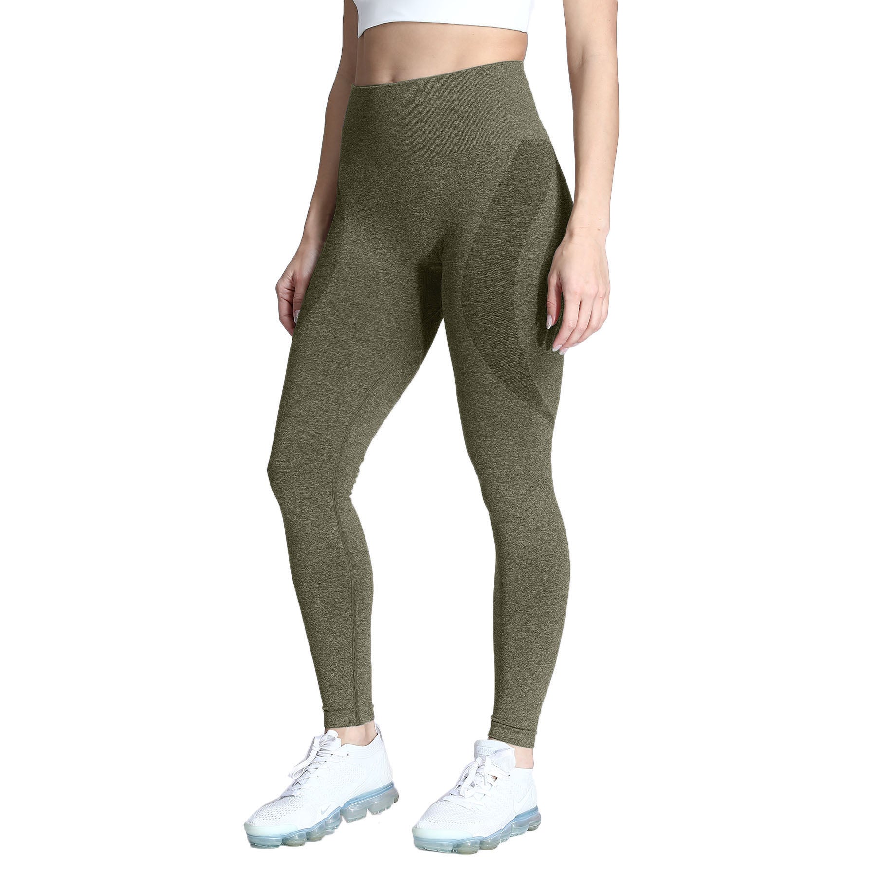 Aoxjox Darks Smile Contour Seamless Leggings