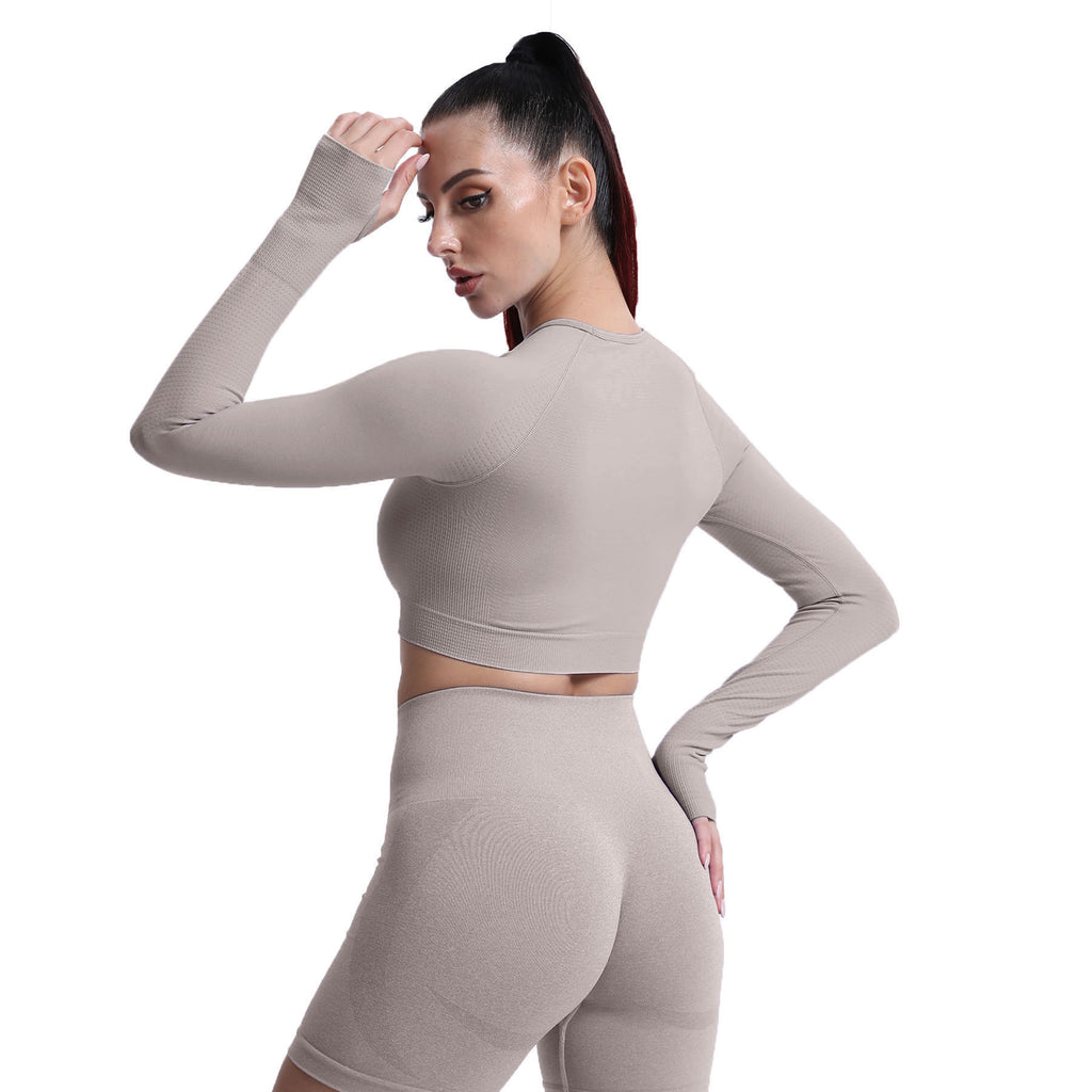 Aoxjox "Vital 2.0 / 3.0" long-sleeved Crop Top