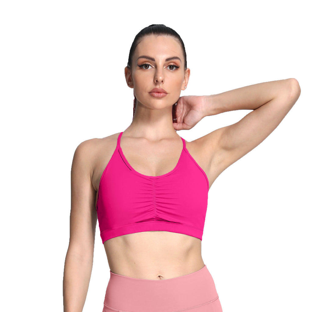 Aoxjox Ruched "Baddie" Sports Bras