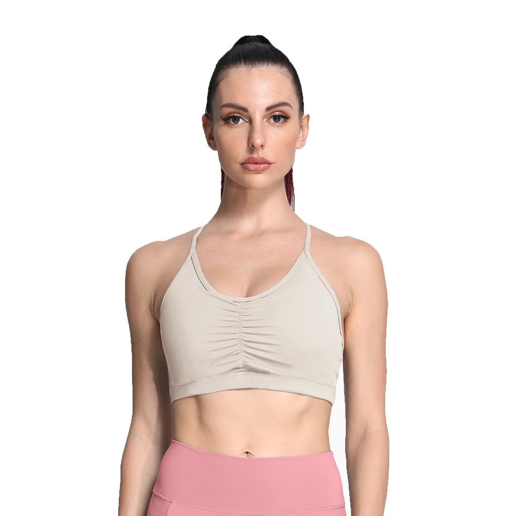 Aoxjox Ruched "Baddie" Sports Bras