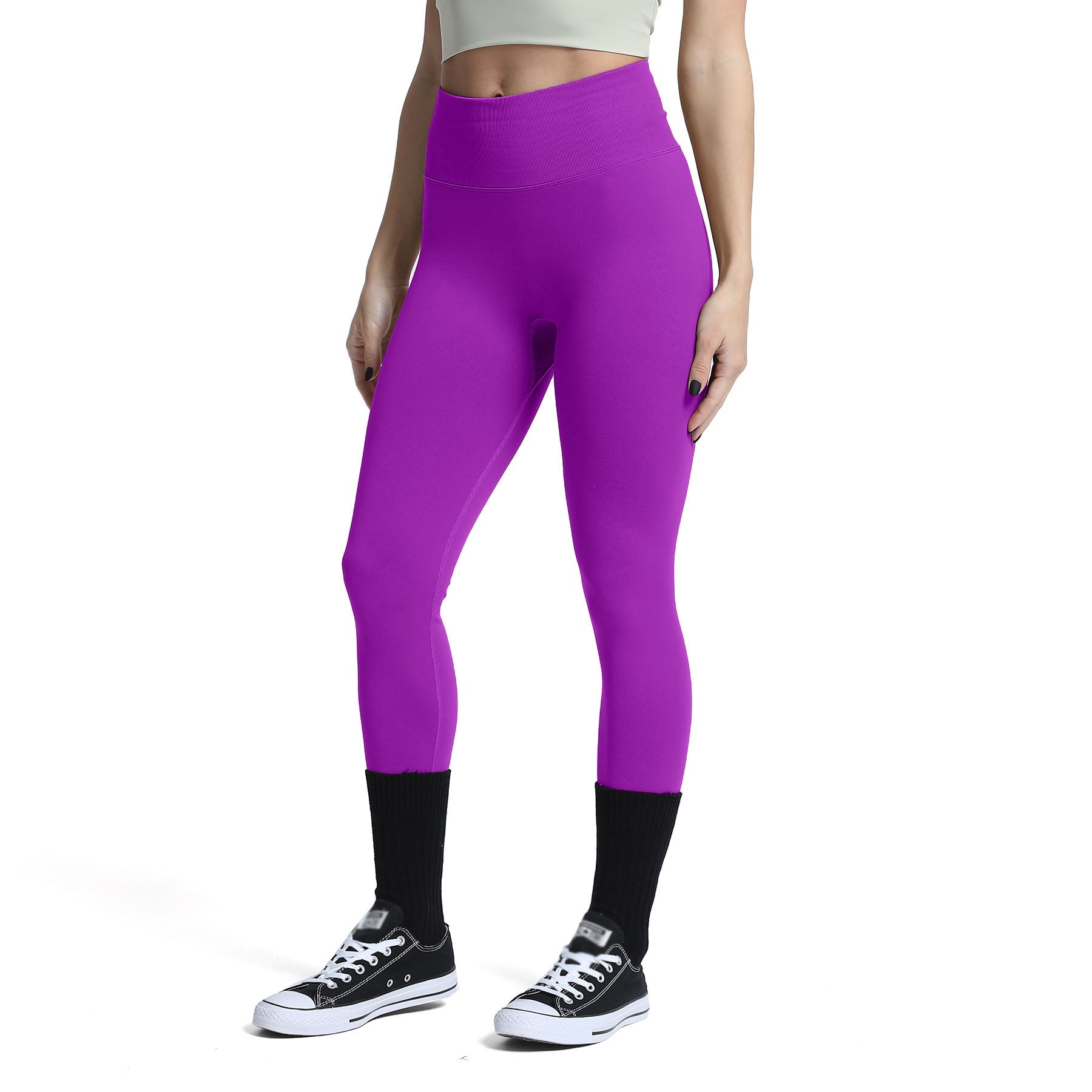 Compression Leggings for Women 20-30mmHg by Absolute Support - Purple,  Small - Walmart.com