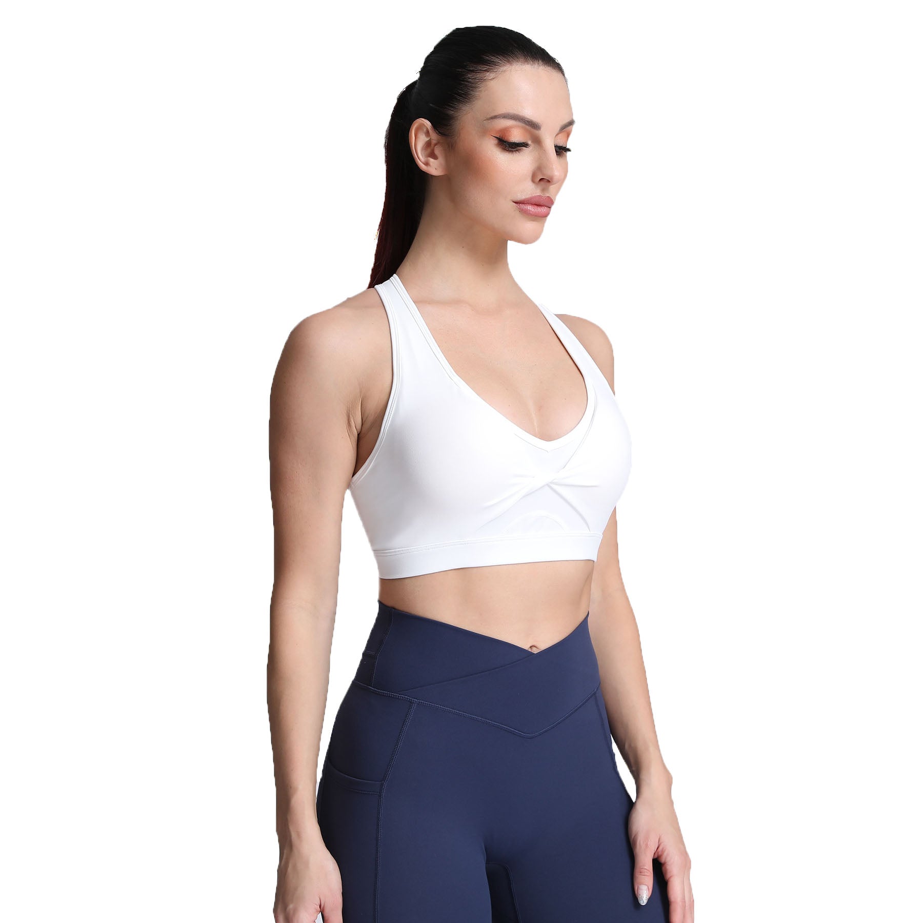 Aoxjox V-shaped racer back bras